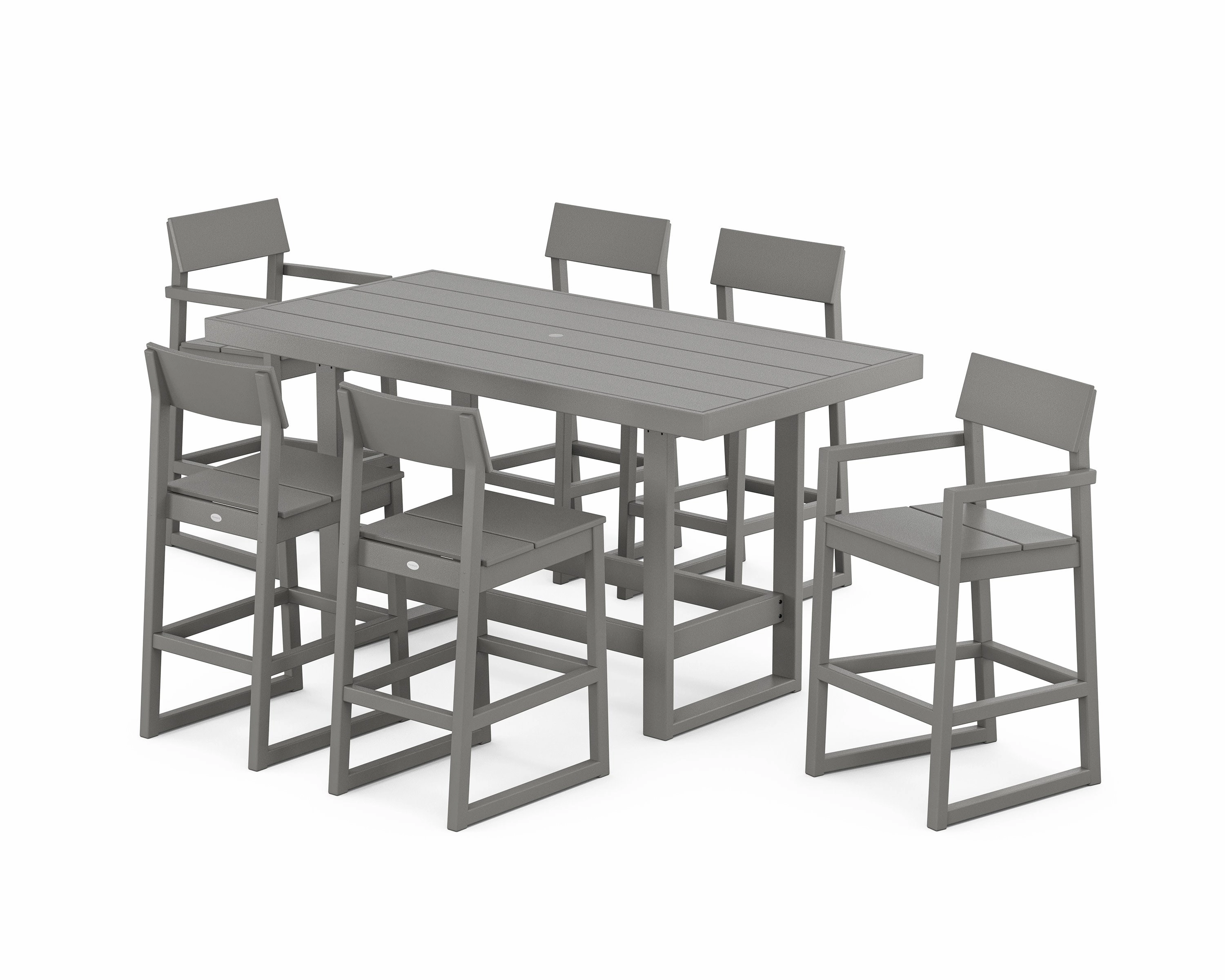 EDGE 7-Piece Bar Table Setoutdoor patio furniture set