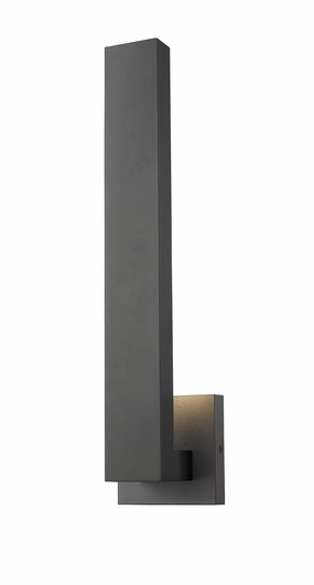 Edge LED Outdoor Wall Mount BlackOutdoor wall sconces with motion sensor