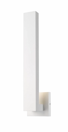 Edge LED Outdoor Wall Mount WhiteOutdoor wall sconces with motion sensor