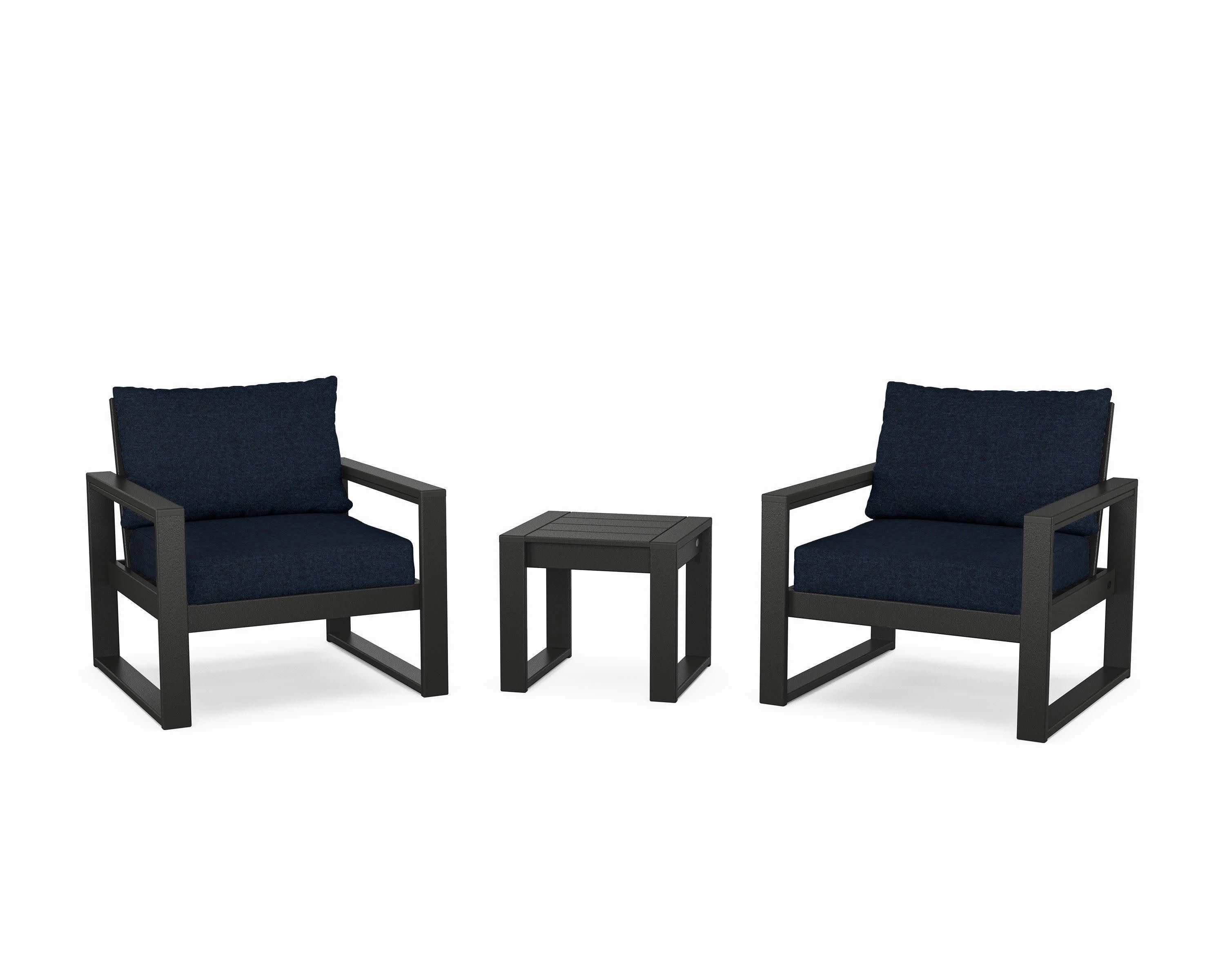 EDGE Sectional 3-Piece Deep Seating Set