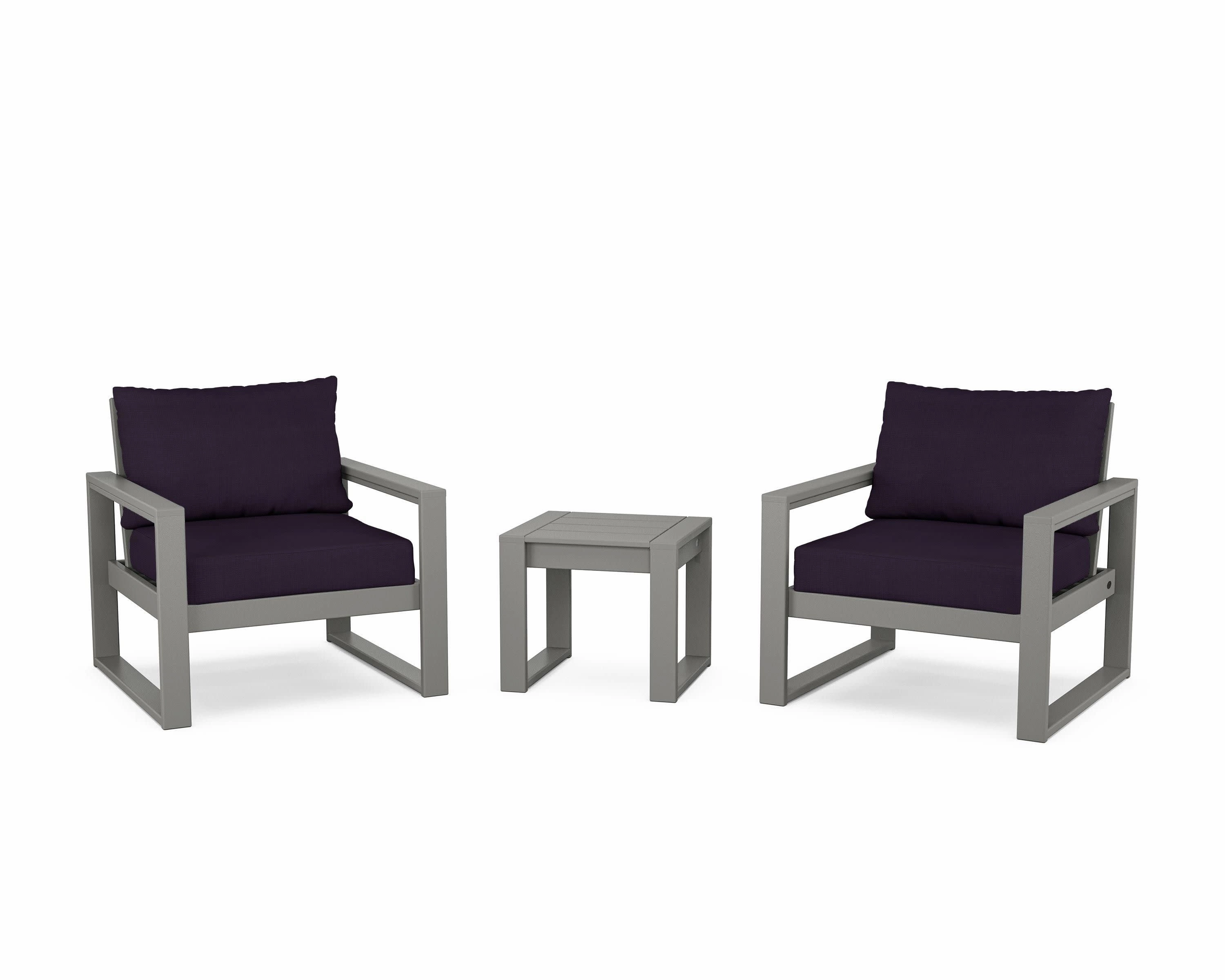 EDGE Sectional 3-Piece Deep Seating Set