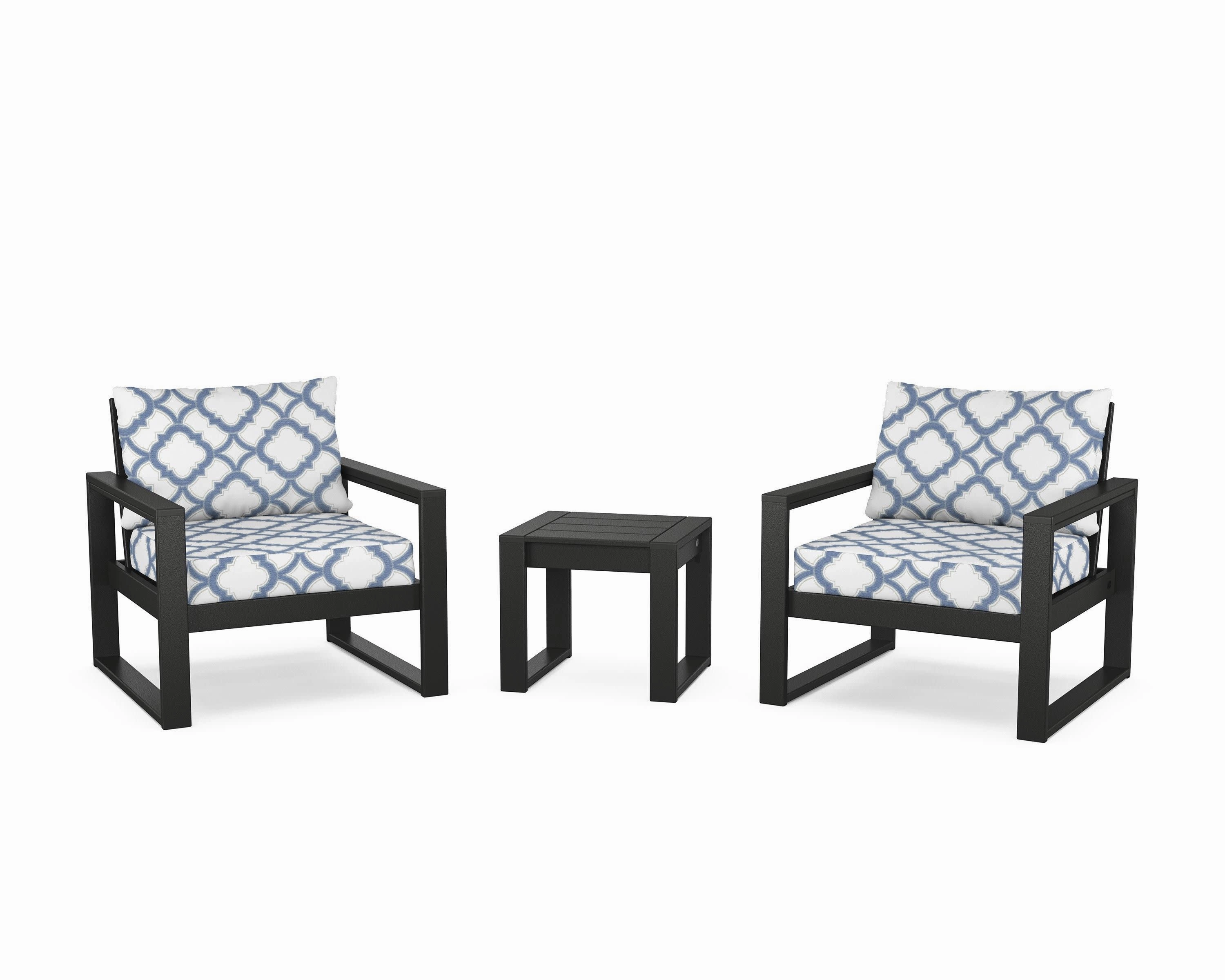 EDGE Sectional 3-Piece Deep Seating Set
