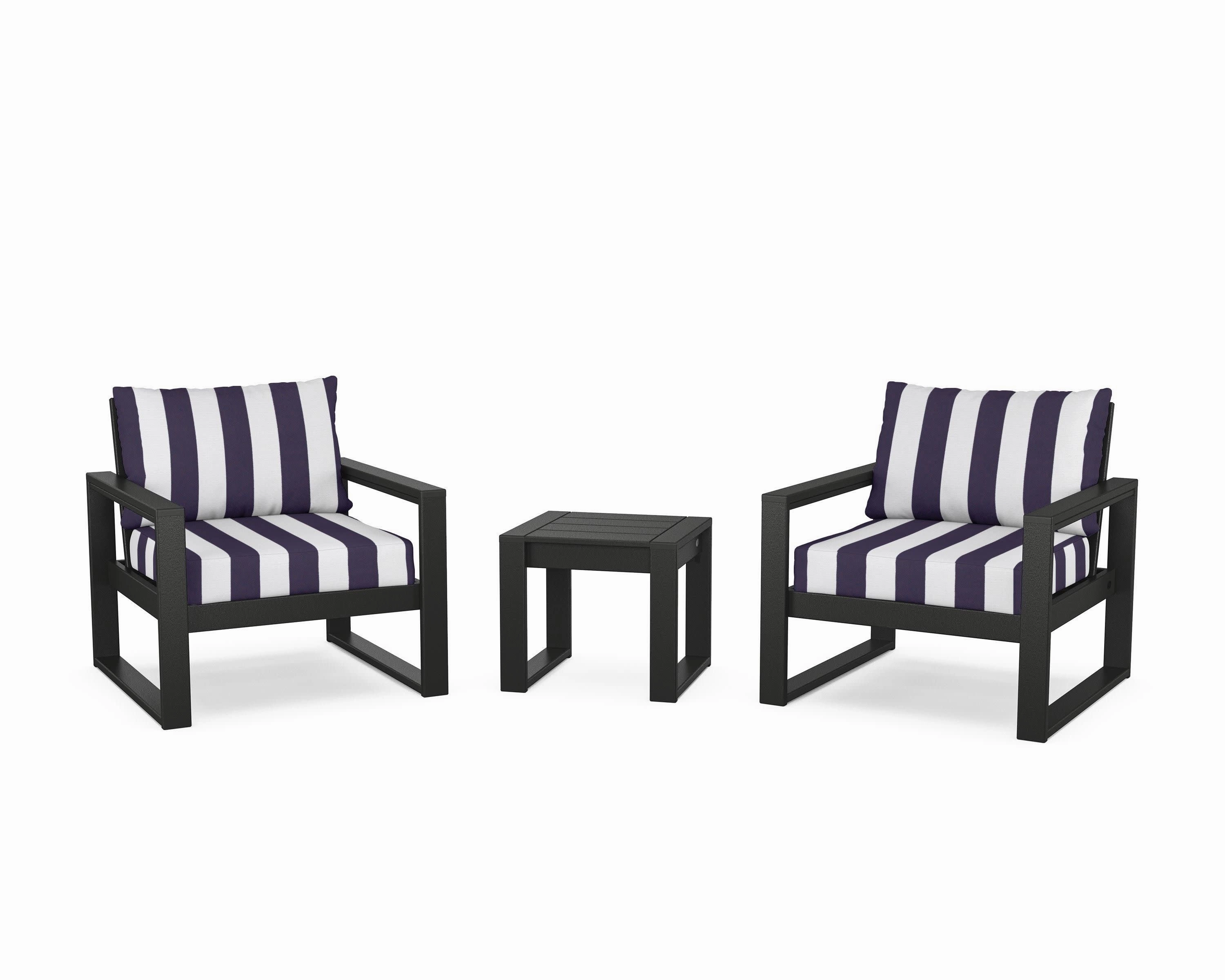 EDGE Sectional 3-Piece Deep Seating Set