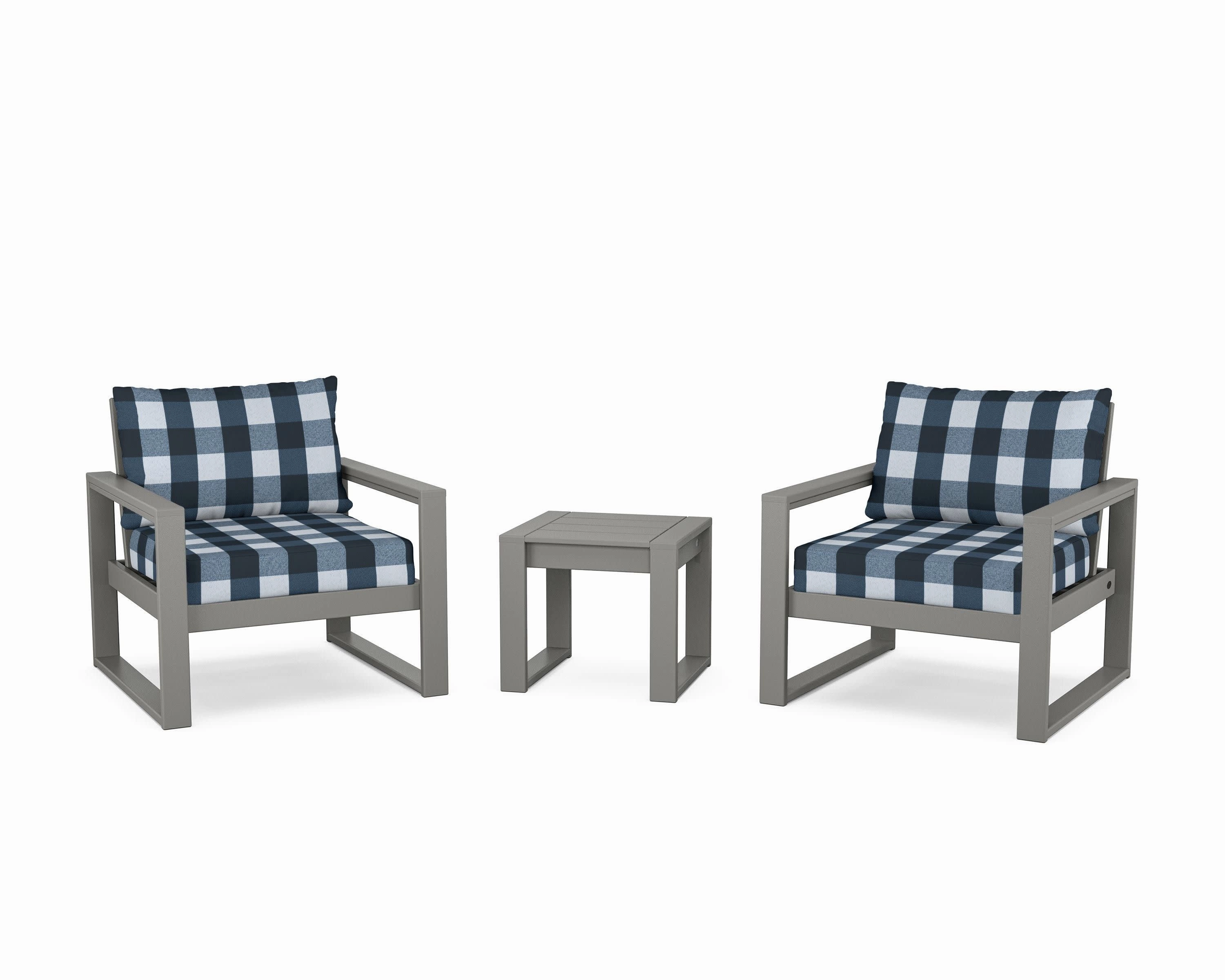 EDGE Sectional 3-Piece Deep Seating Set