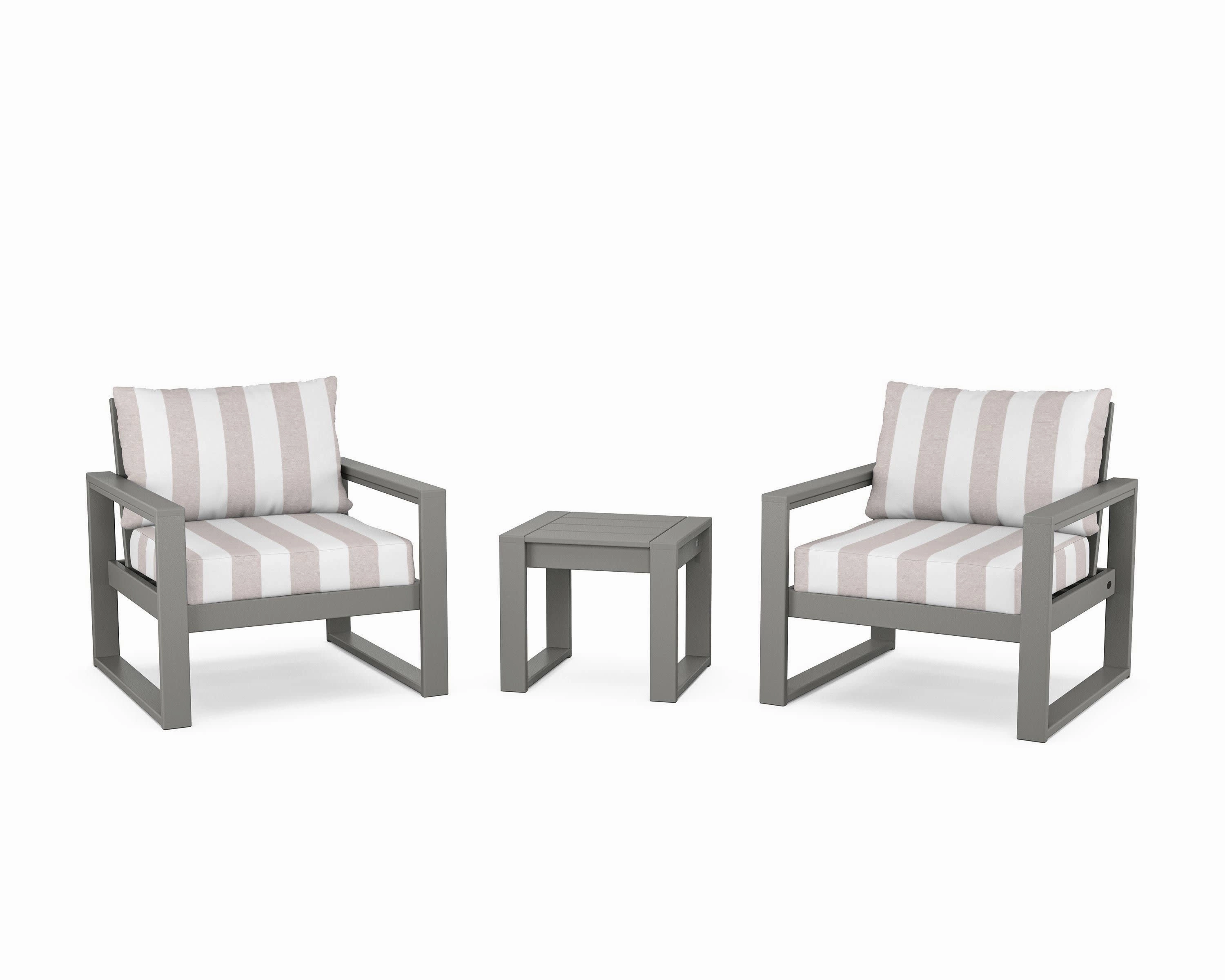 EDGE Sectional 3-Piece Deep Seating Set