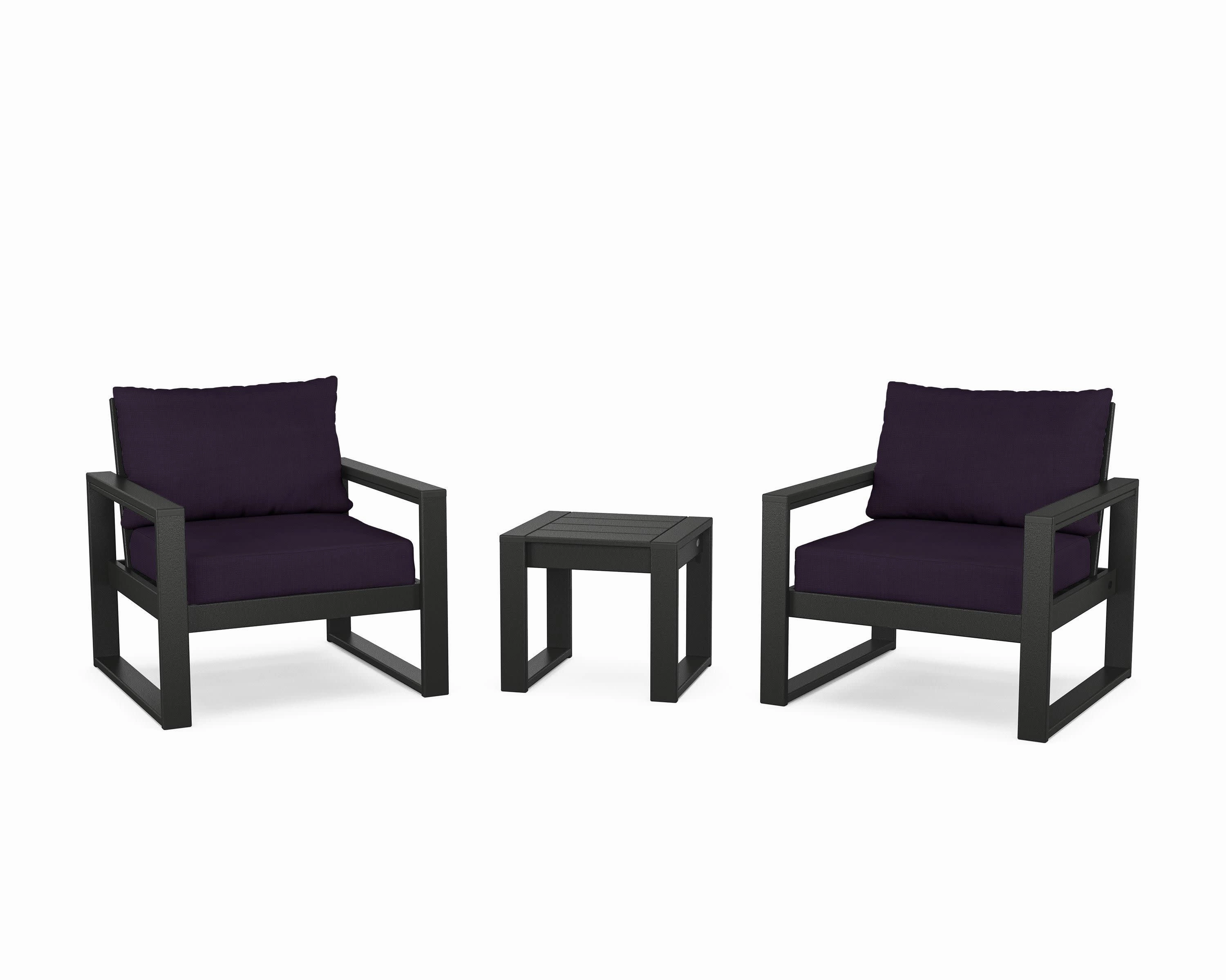 EDGE Sectional 3-Piece Deep Seating Set