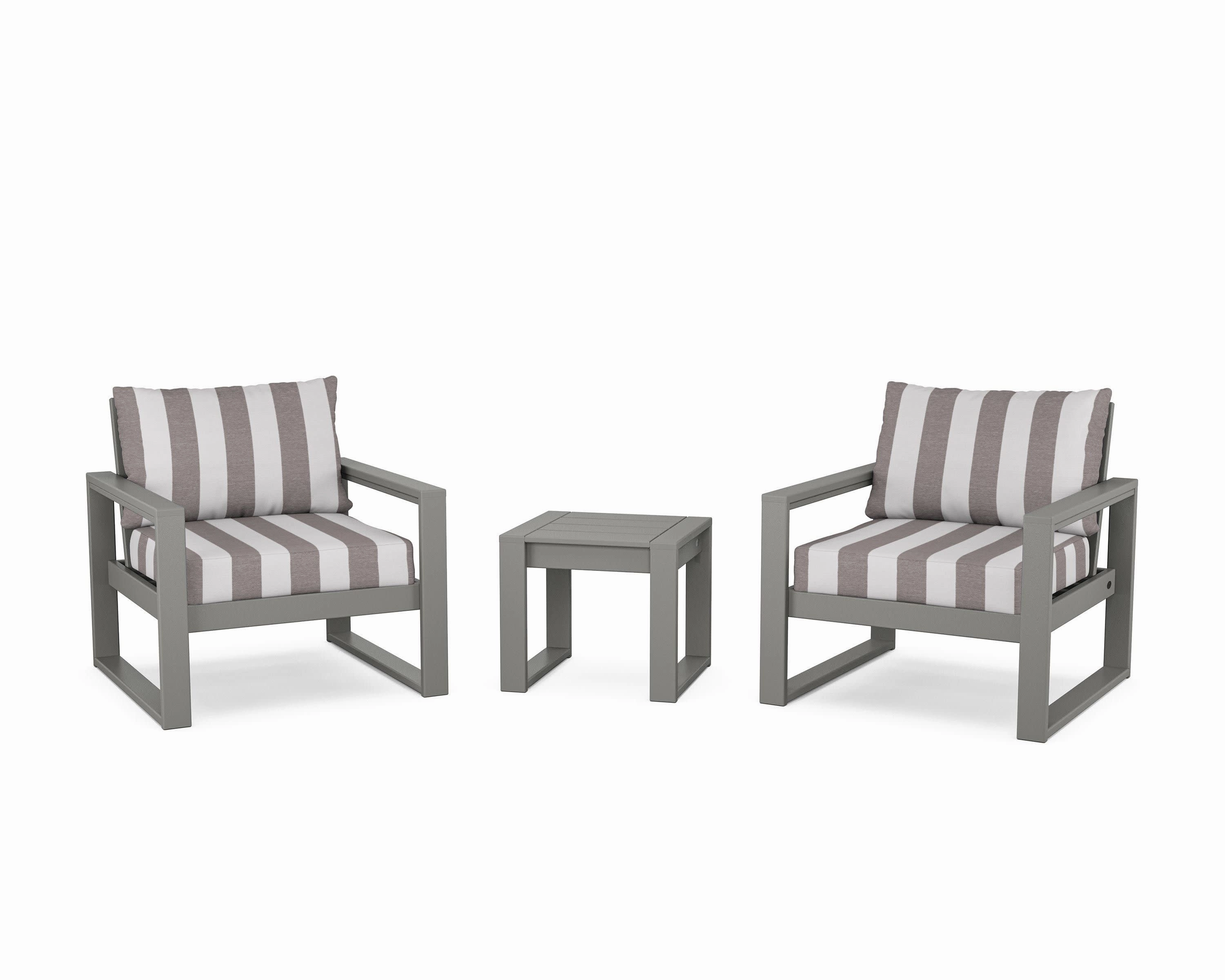 EDGE Sectional 3-Piece Deep Seating Set