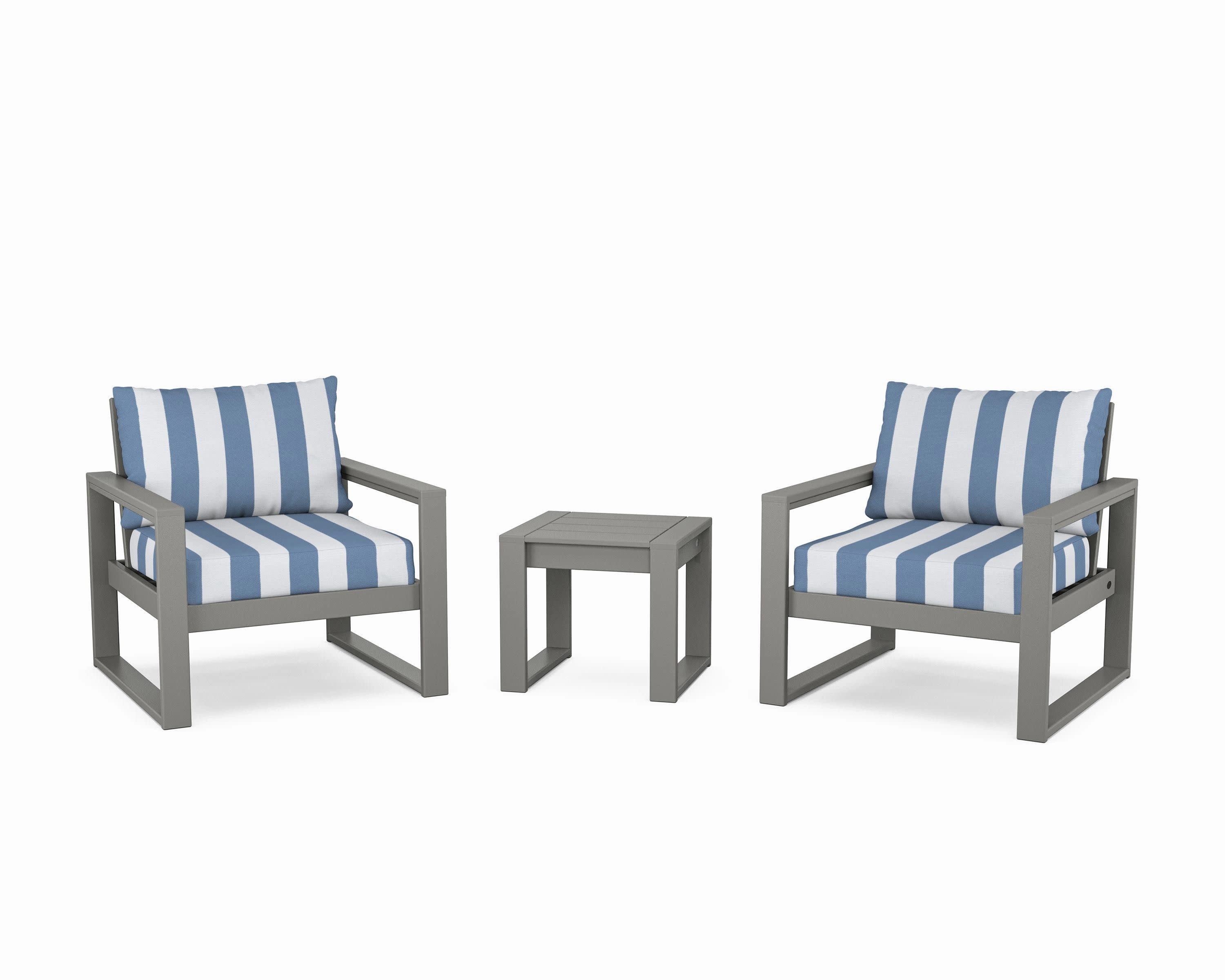 EDGE Sectional 3-Piece Deep Seating Set