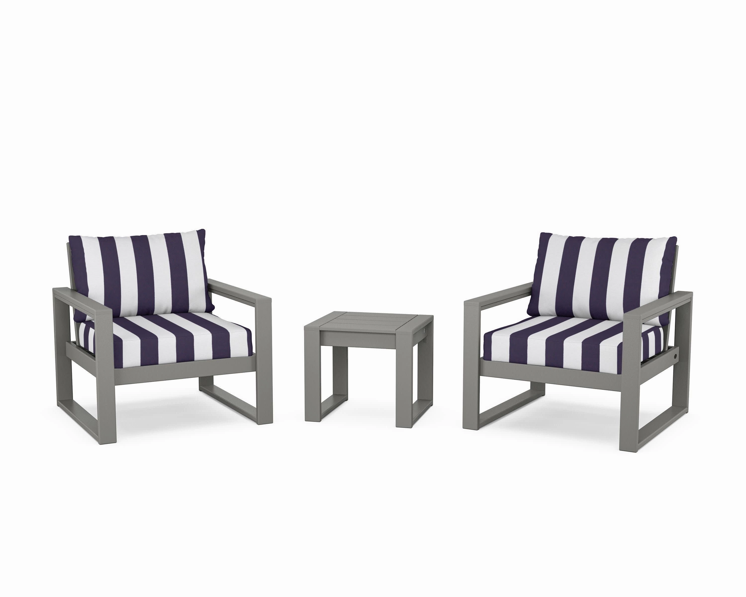 EDGE Sectional 3-Piece Deep Seating Set