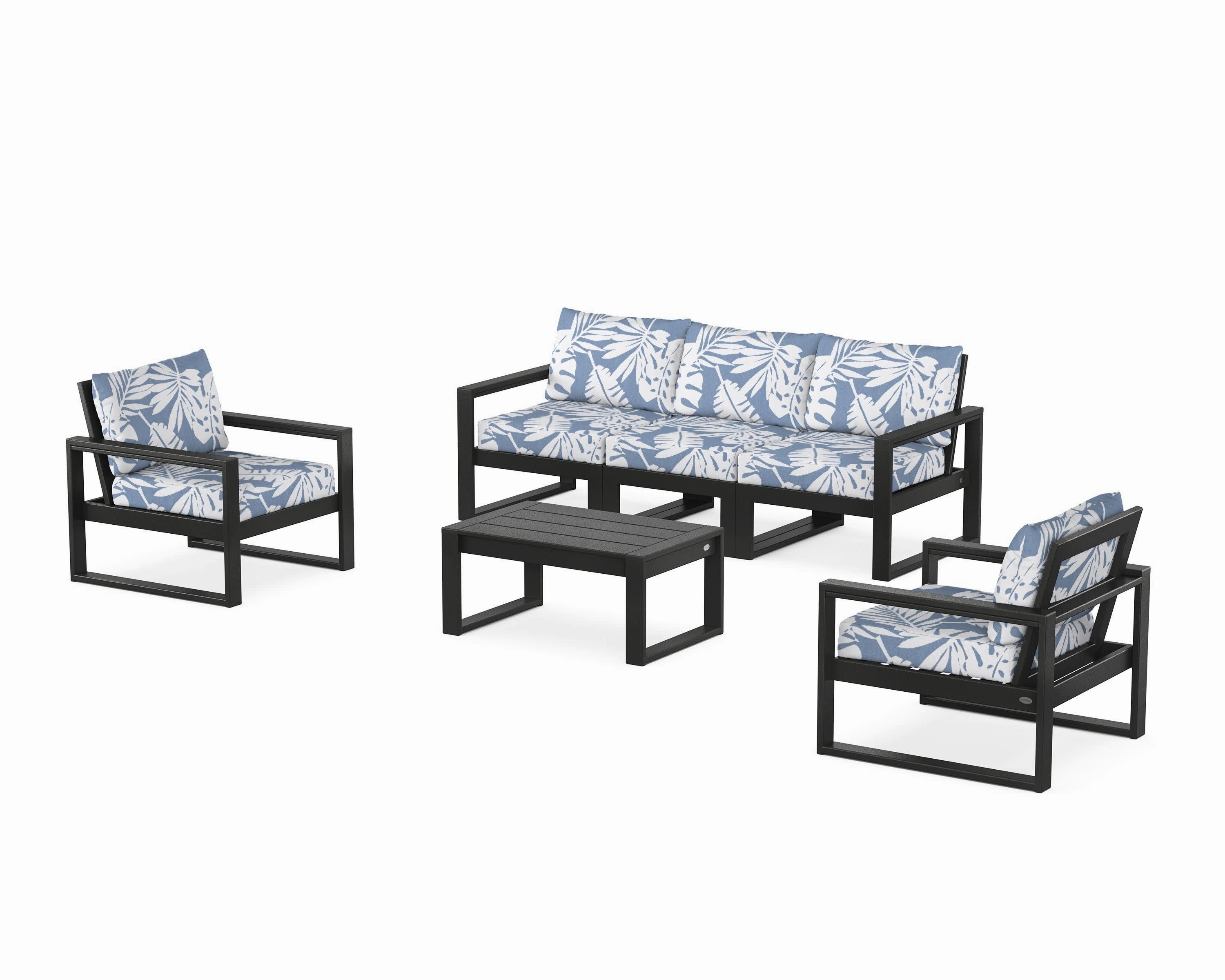 EDGE Sectional 4-Piece Deep Seating Set with Sofa