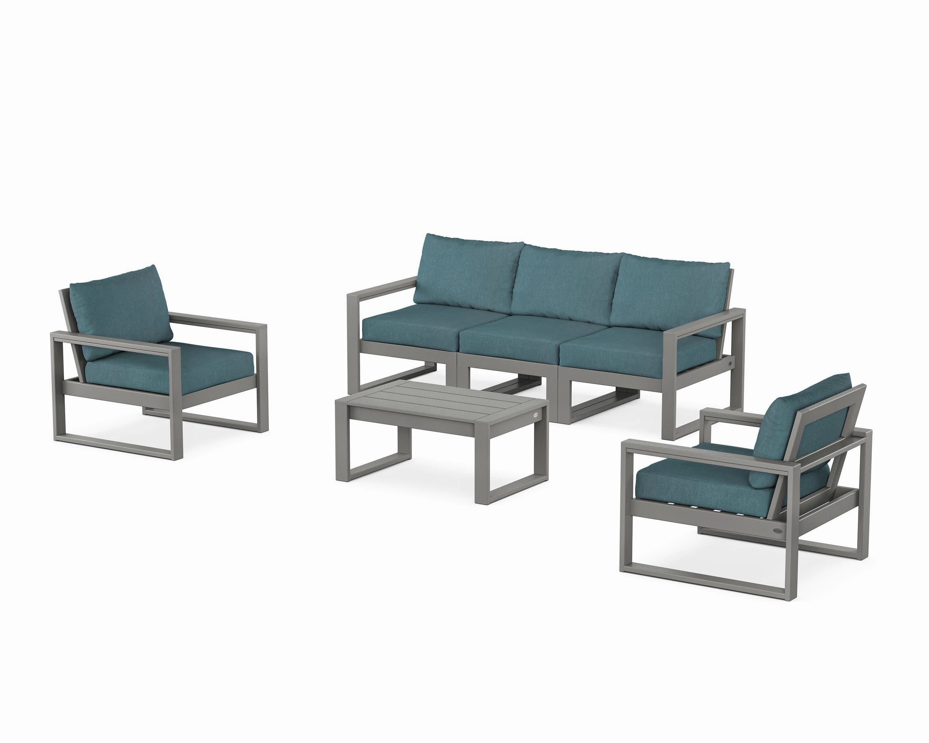 EDGE Sectional 4-Piece Deep Seating Set with Sofa