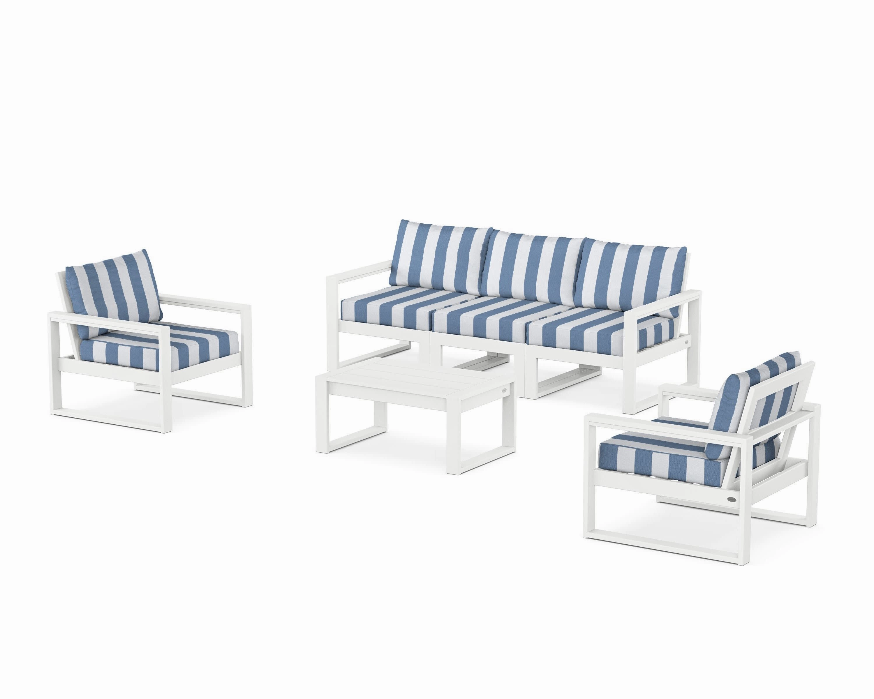 EDGE Sectional 4-Piece Deep Seating Set with Sofa