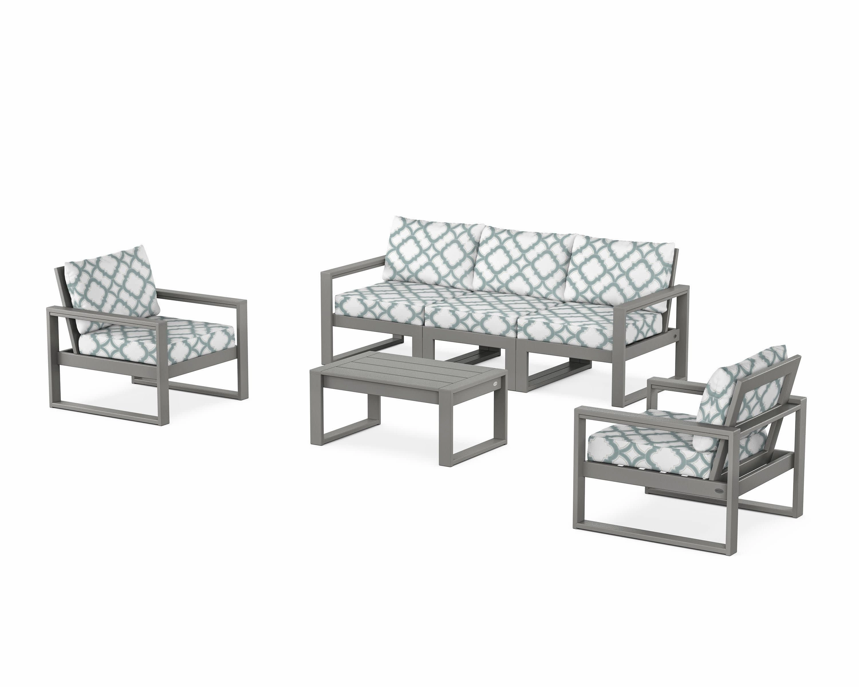EDGE Sectional 4-Piece Deep Seating Set with Sofa