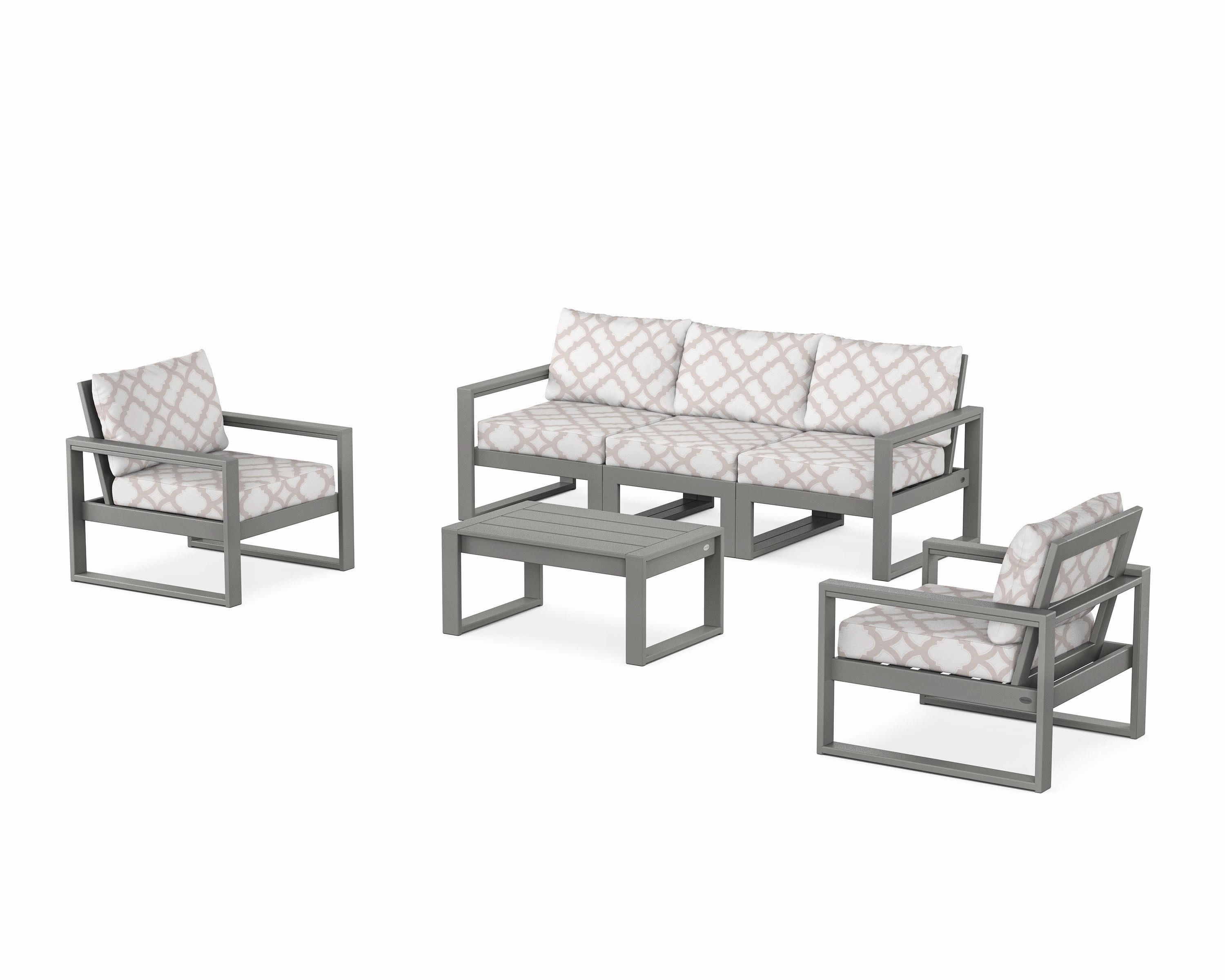 EDGE Sectional 4-Piece Deep Seating Set with Sofa