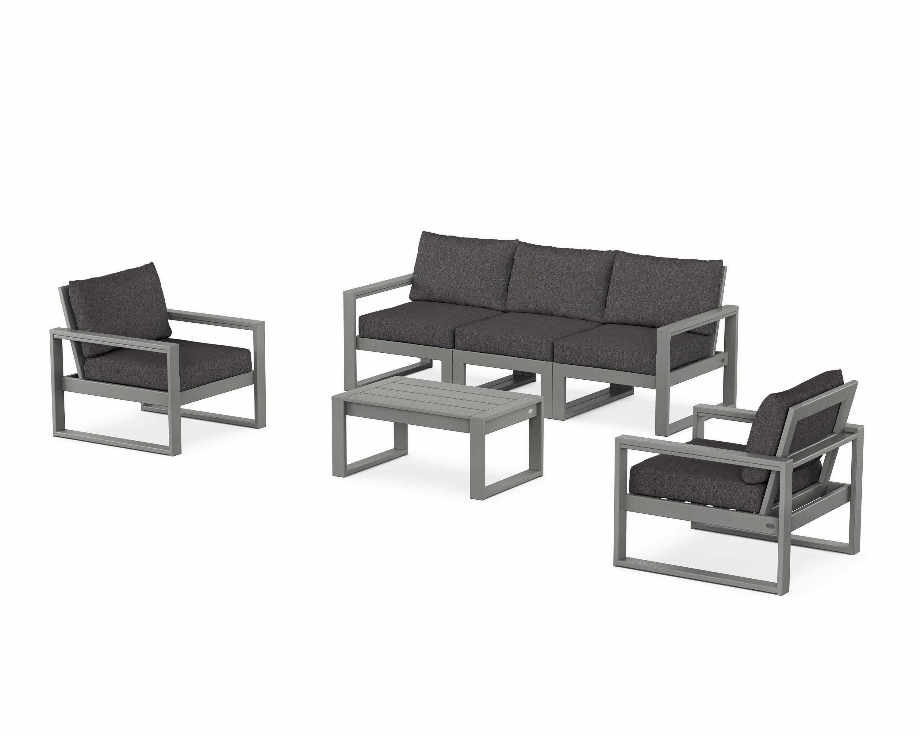 EDGE Sectional 4-Piece Deep Seating Set with Sofa