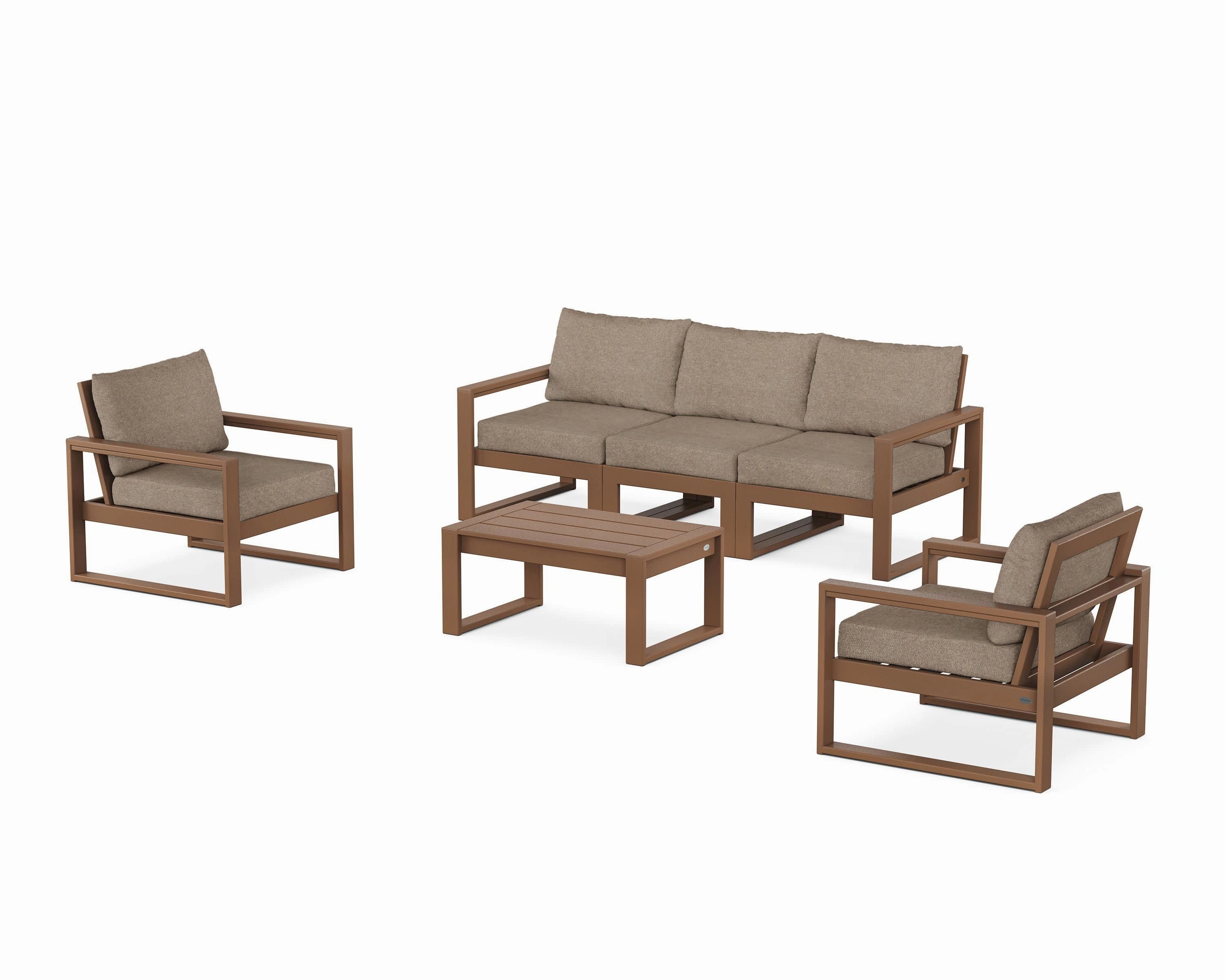 EDGE Sectional 4-Piece Deep Seating Set with Sofa