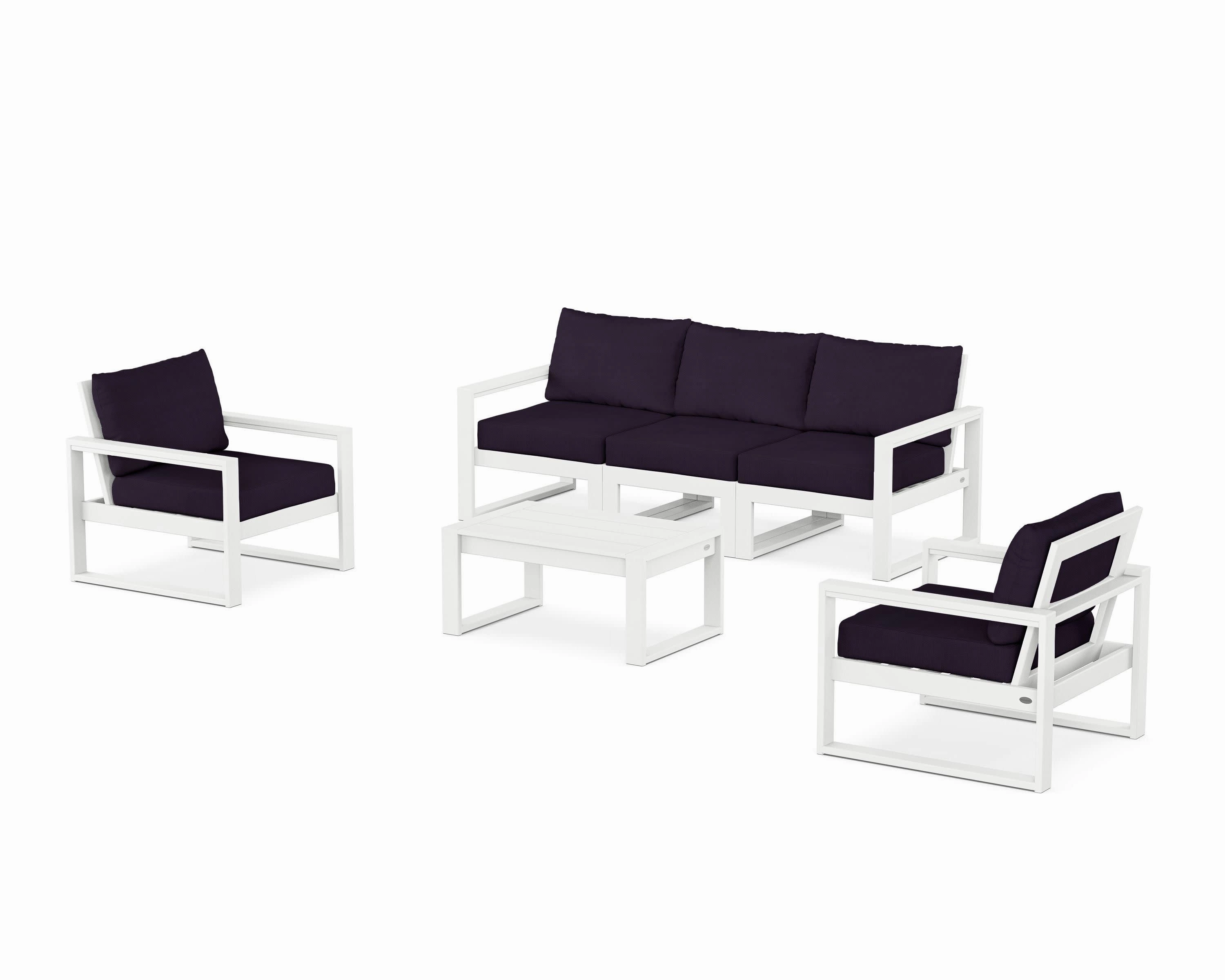 EDGE Sectional 4-Piece Deep Seating Set with Sofa