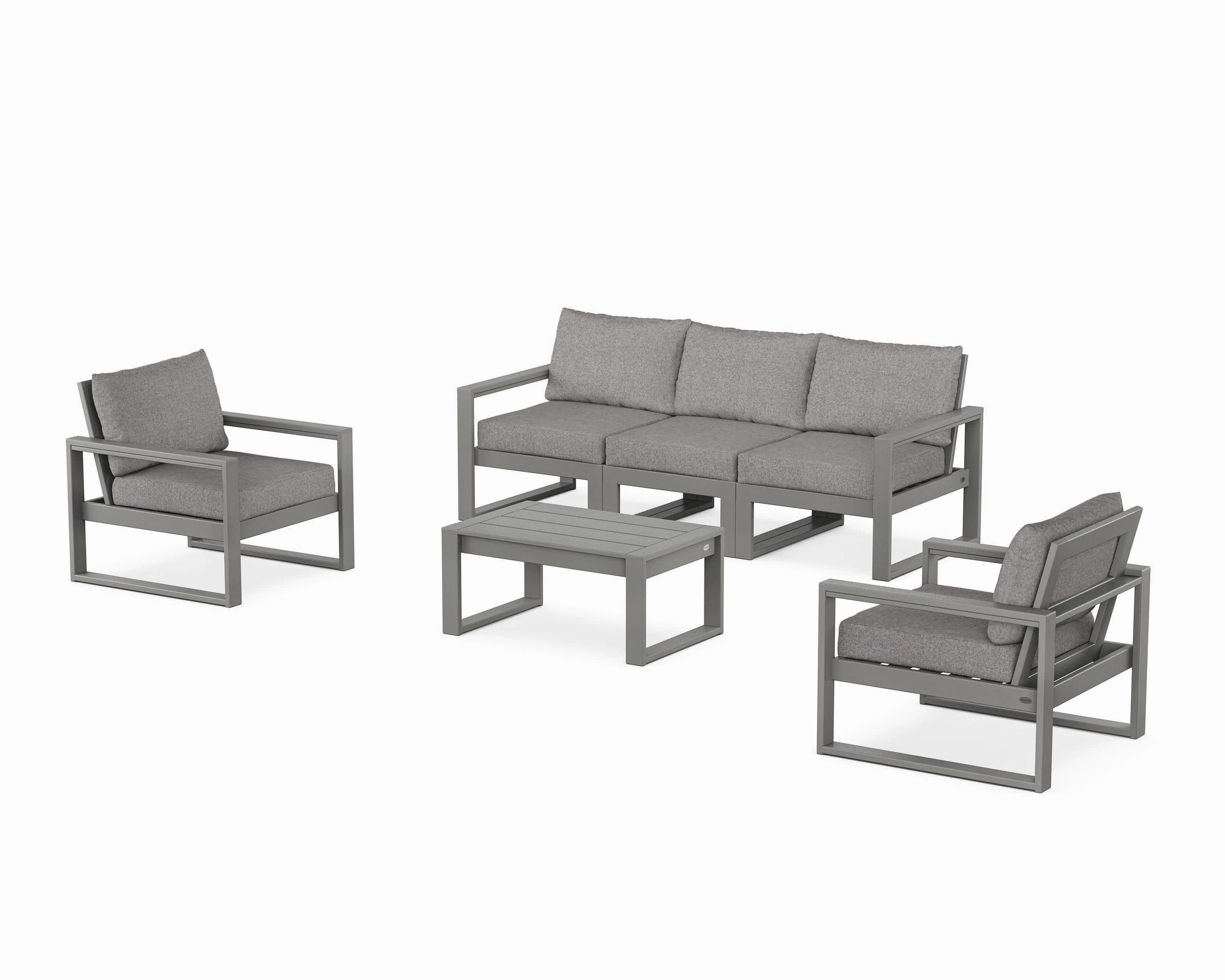 EDGE Sectional 4-Piece Deep Seating Set with Sofa