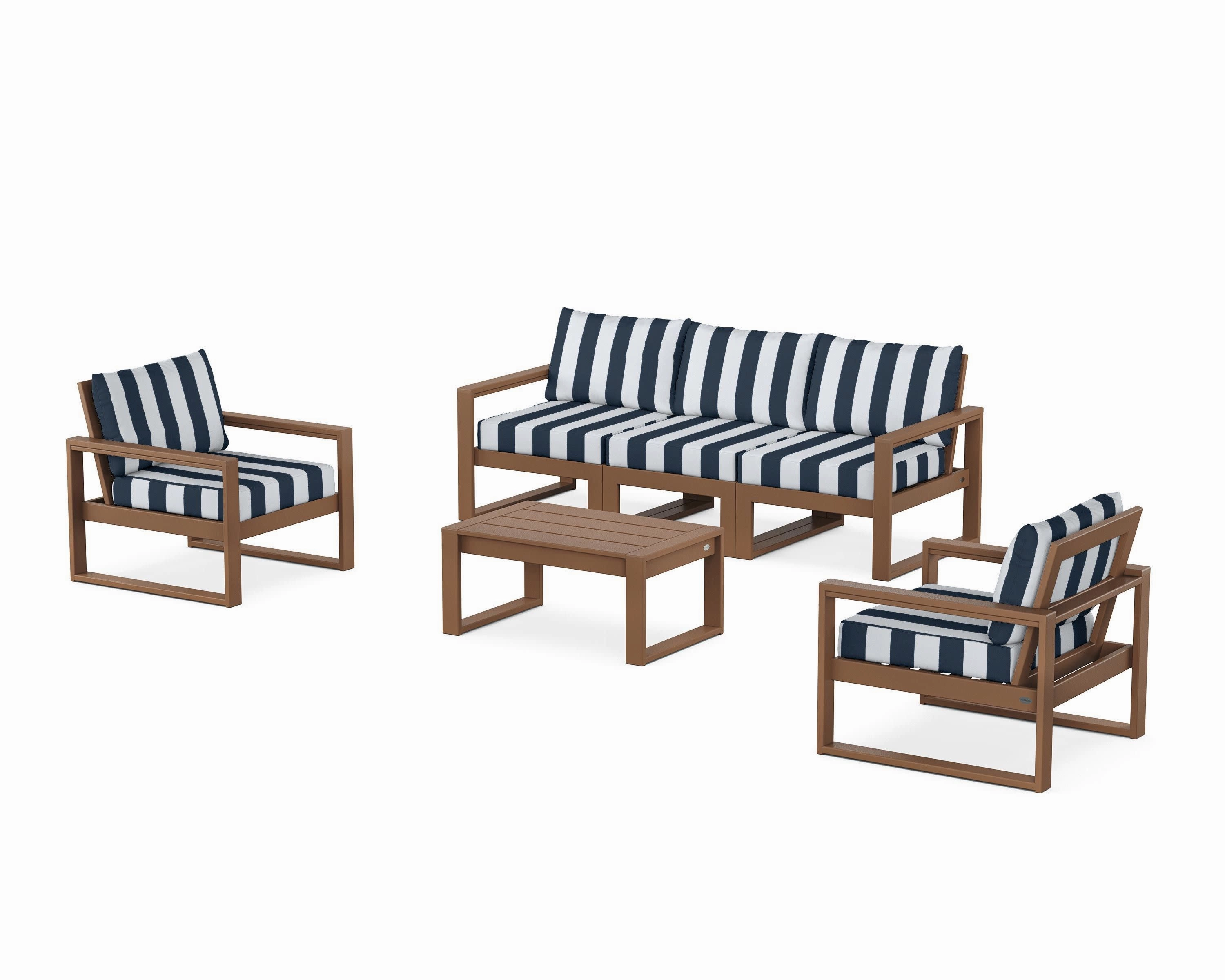 EDGE Sectional 4-Piece Deep Seating Set with Sofa