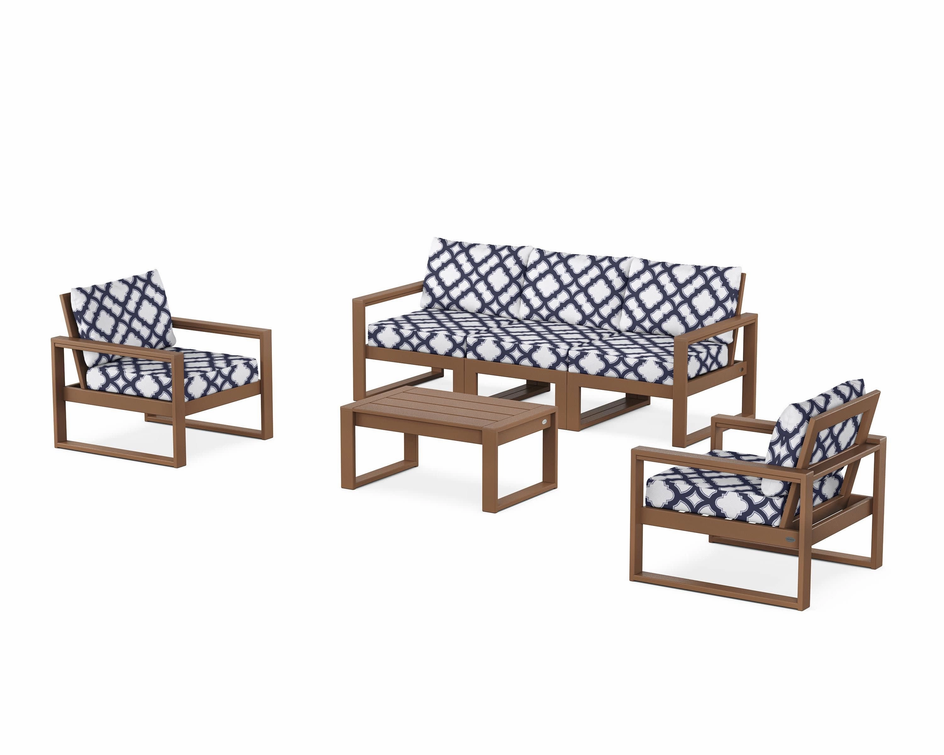 EDGE Sectional 4-Piece Deep Seating Set with Sofa