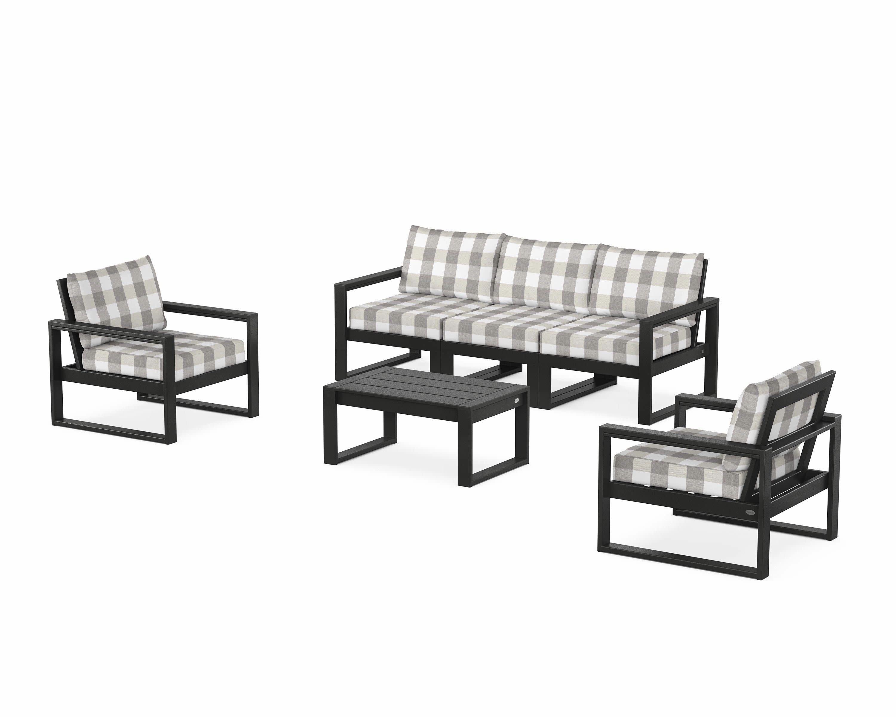 EDGE Sectional 4-Piece Deep Seating Set with Sofa