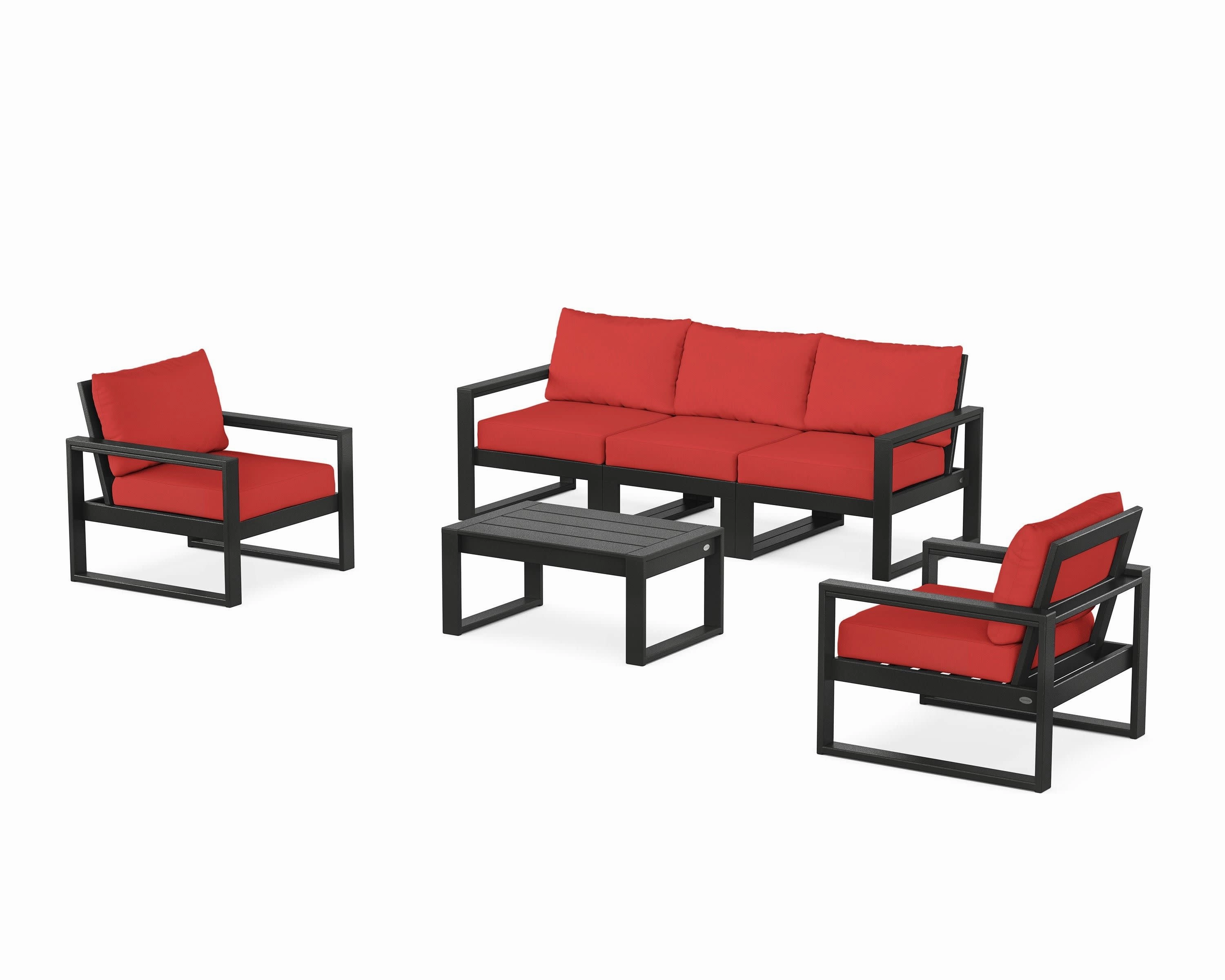 EDGE Sectional 4-Piece Deep Seating Set with Sofa