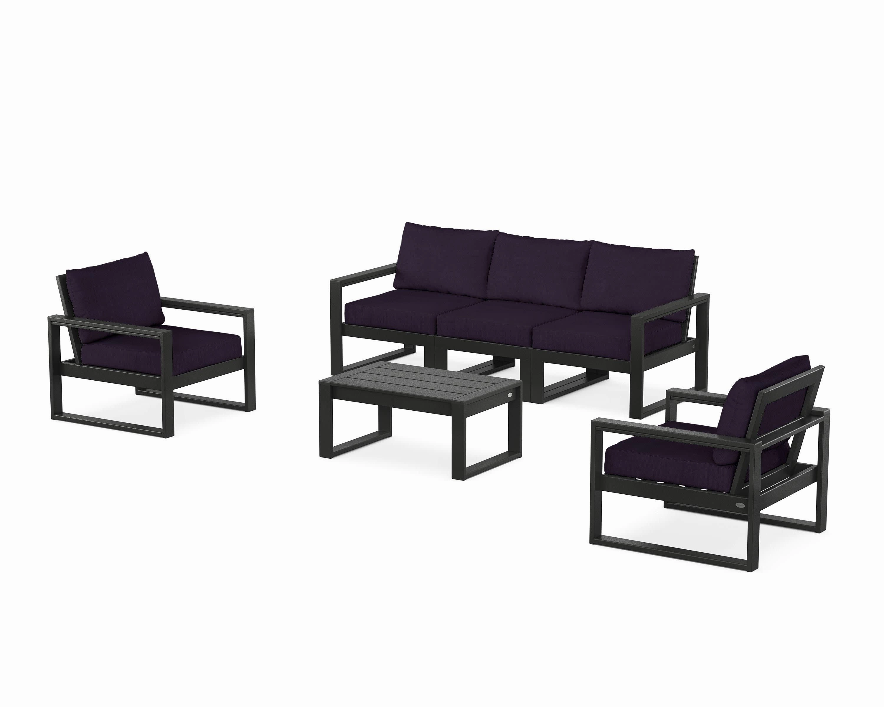 EDGE Sectional 4-Piece Deep Seating Set with Sofa