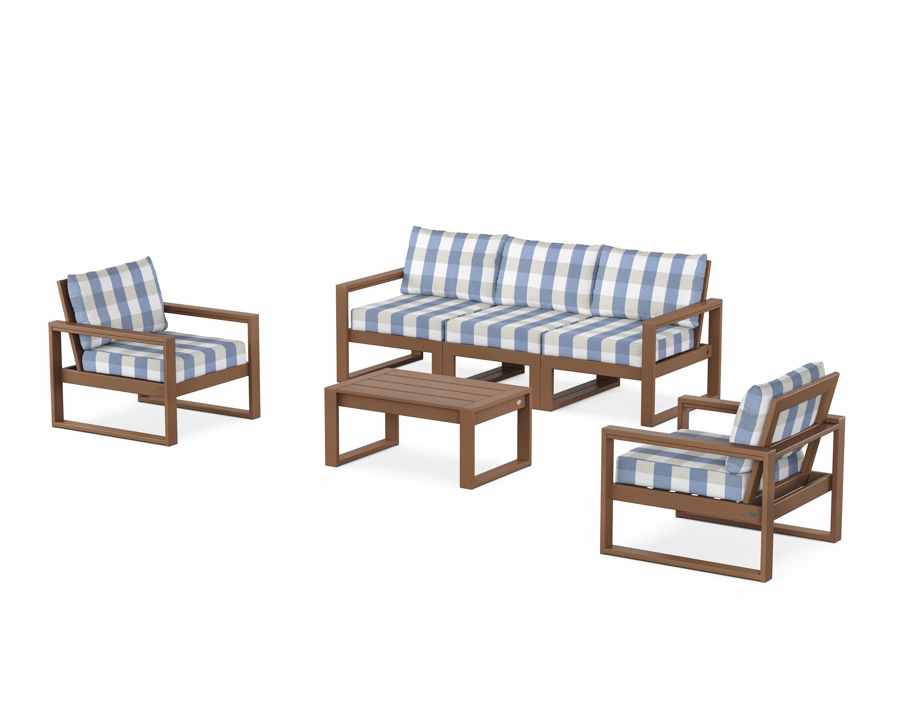 EDGE Sectional 4-Piece Deep Seating Set with Sofa