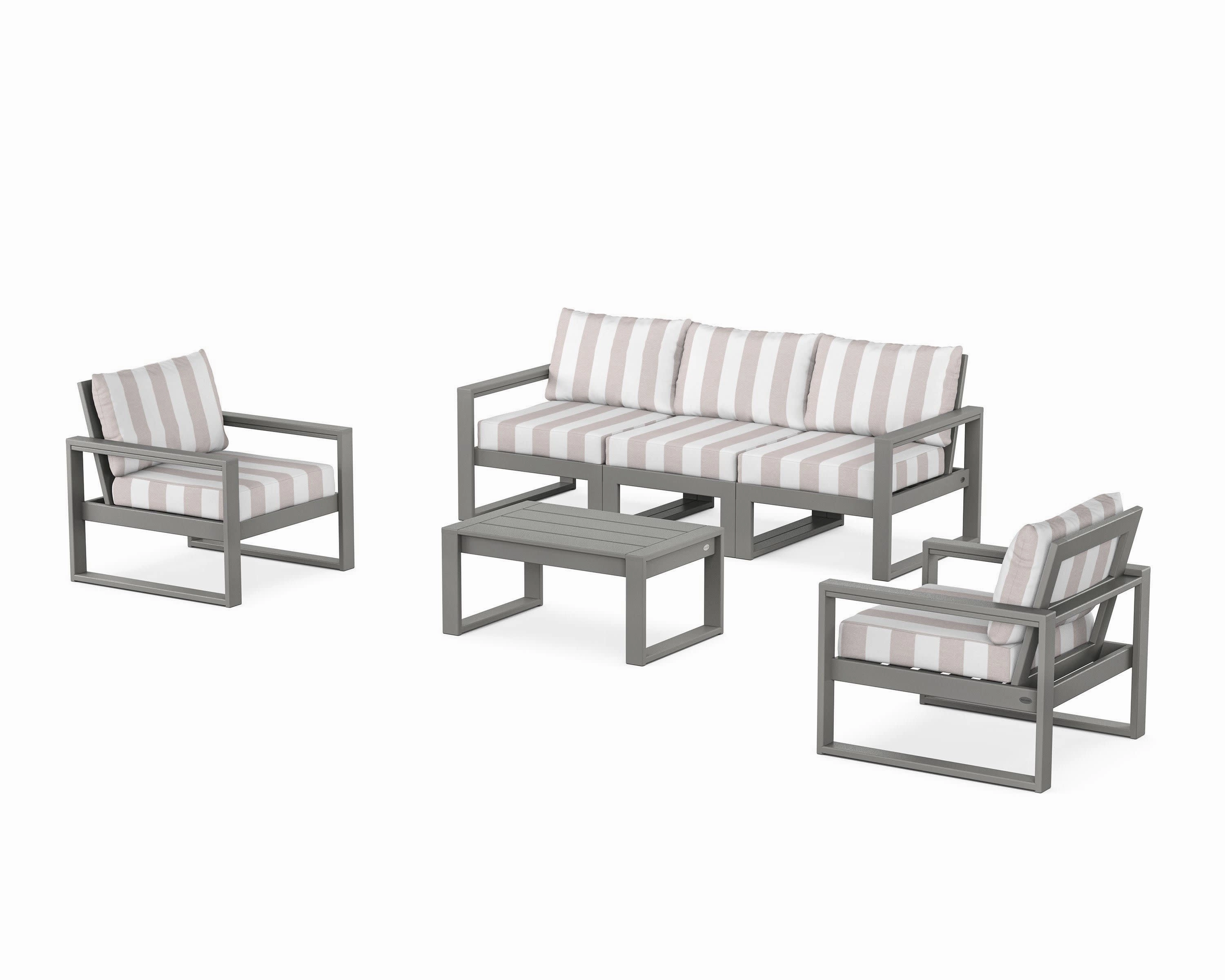EDGE Sectional 4-Piece Deep Seating Set with Sofa