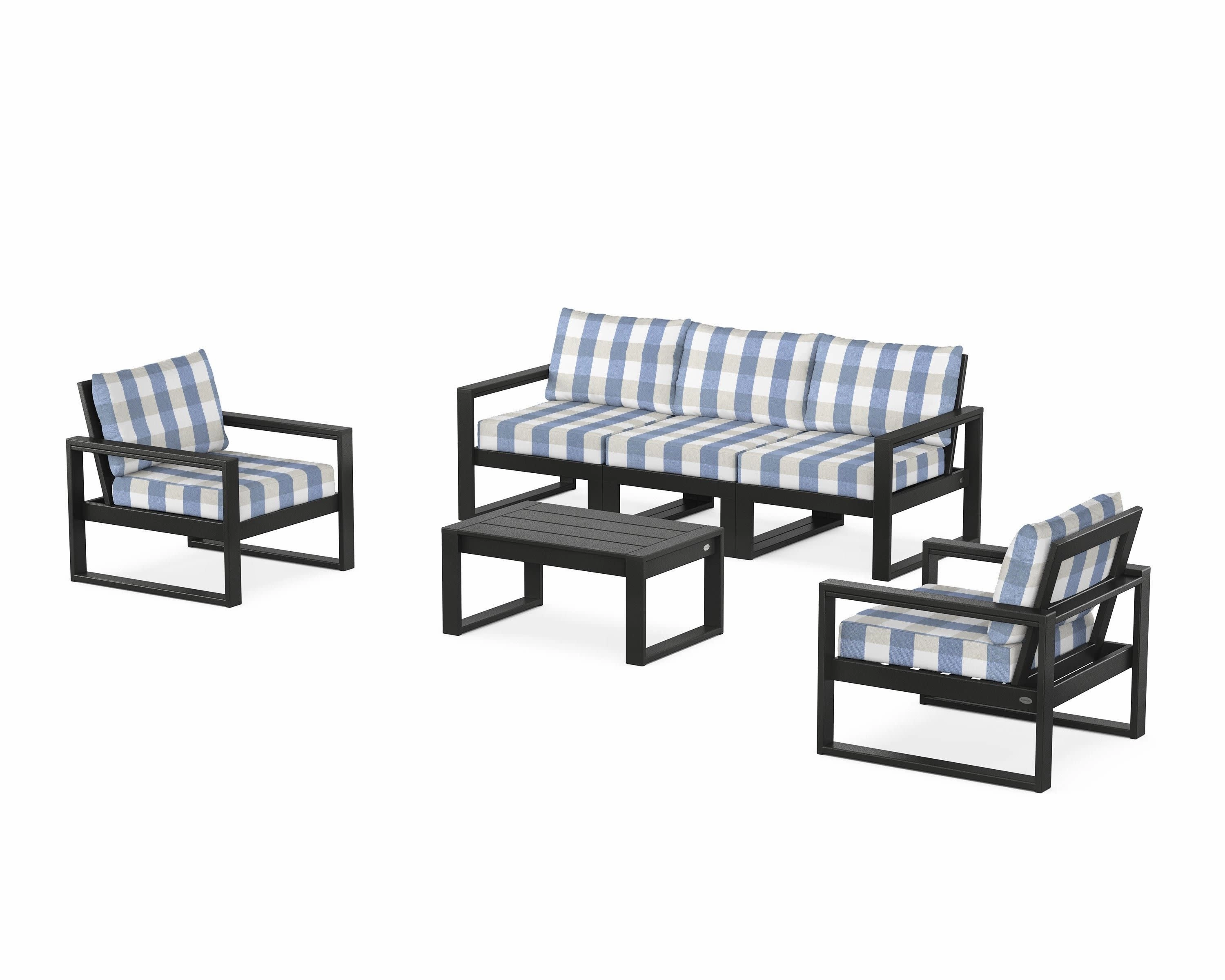 EDGE Sectional 4-Piece Deep Seating Set with Sofa