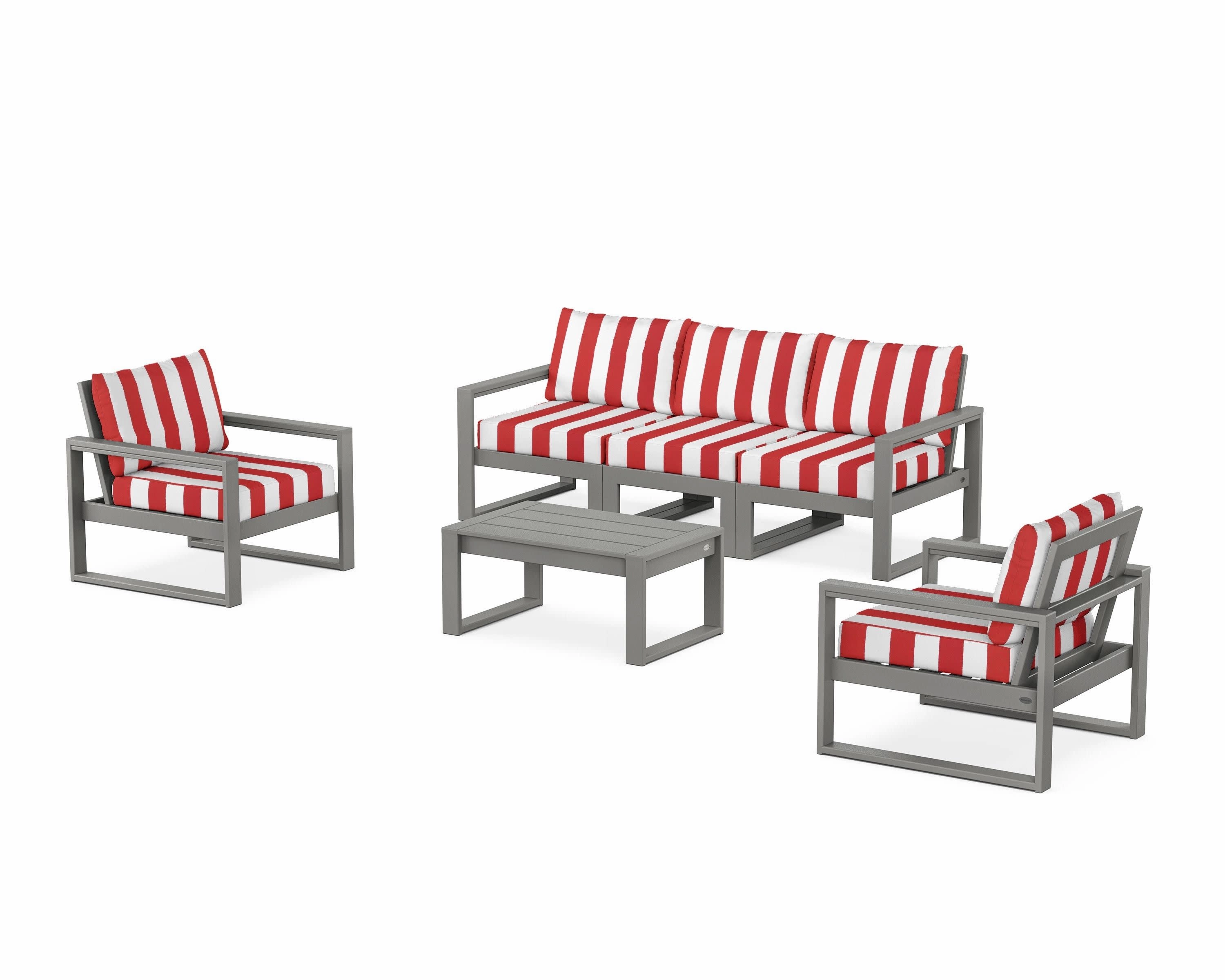 EDGE Sectional 4-Piece Deep Seating Set with Sofa