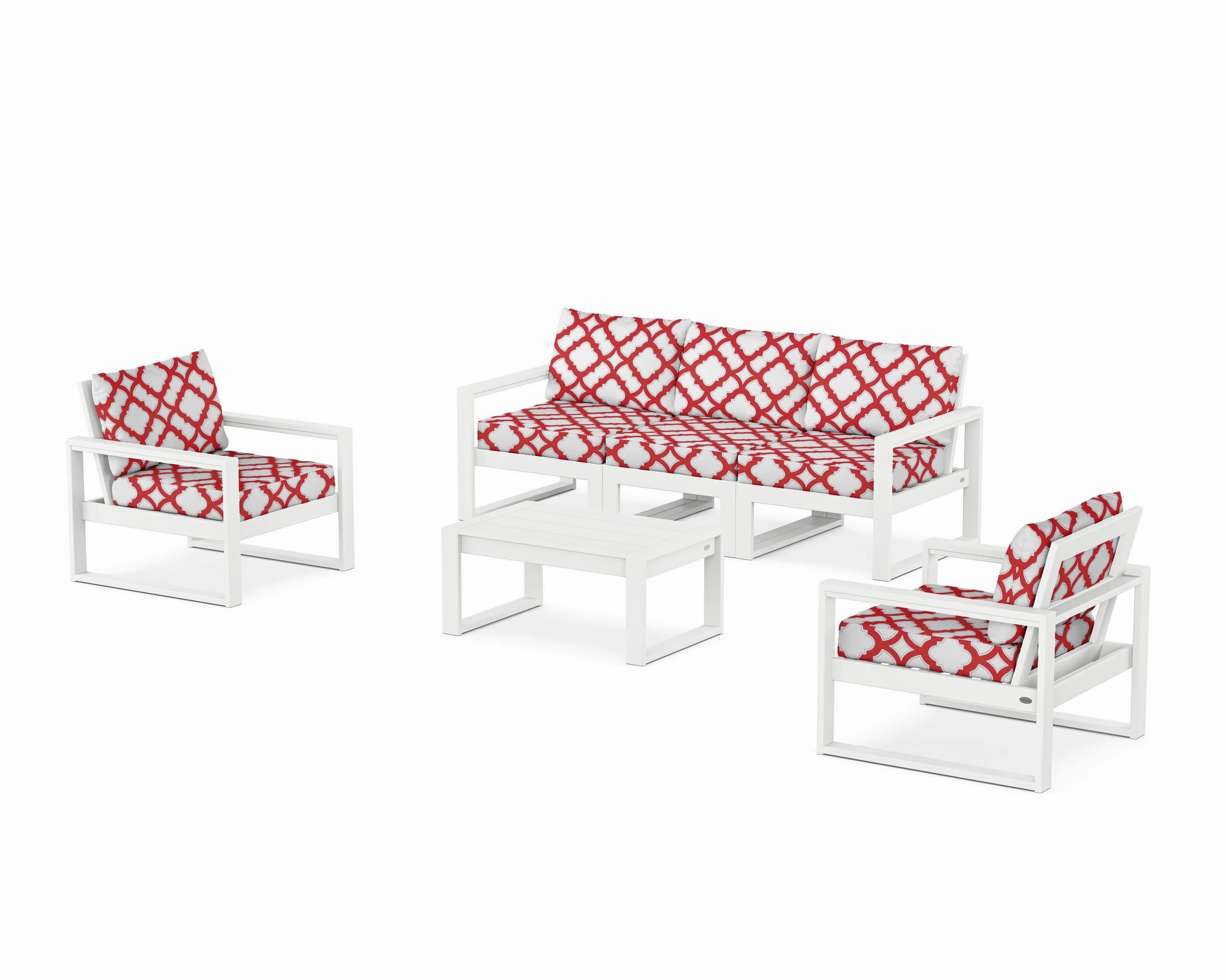 EDGE Sectional 4-Piece Deep Seating Set with Sofa