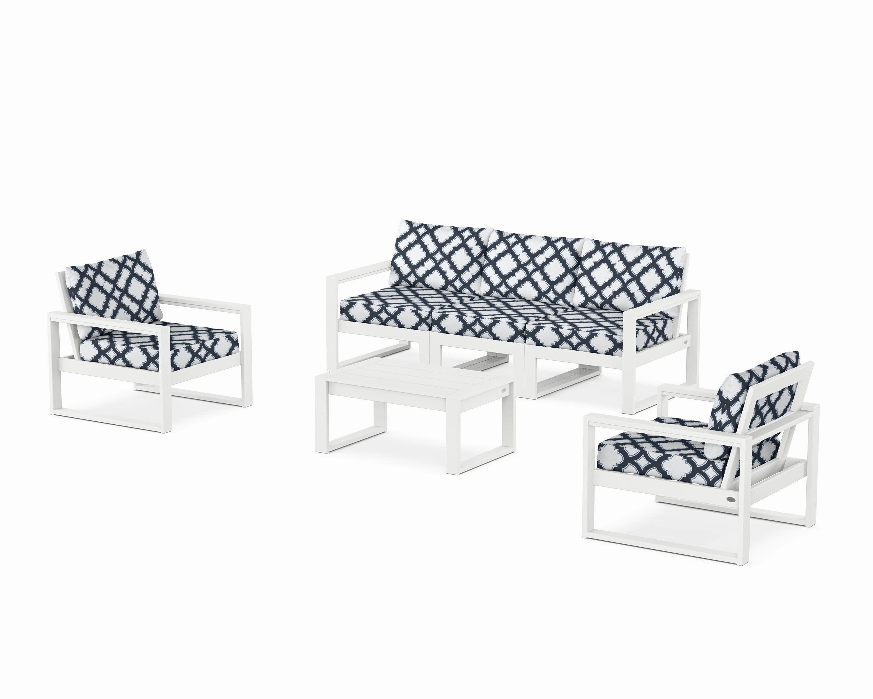 EDGE Sectional 4-Piece Deep Seating Set with Sofa