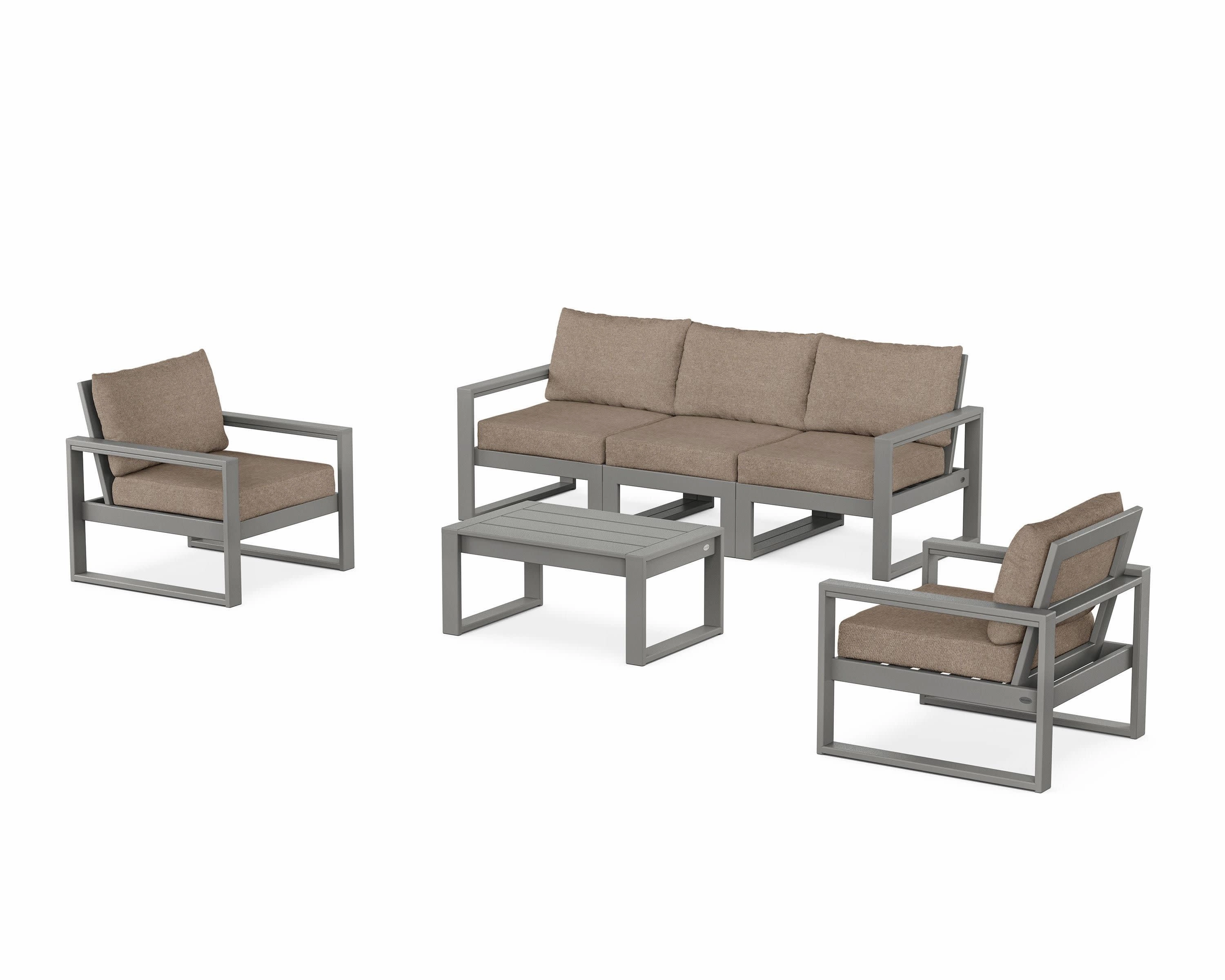 EDGE Sectional 4-Piece Deep Seating Set with Sofa