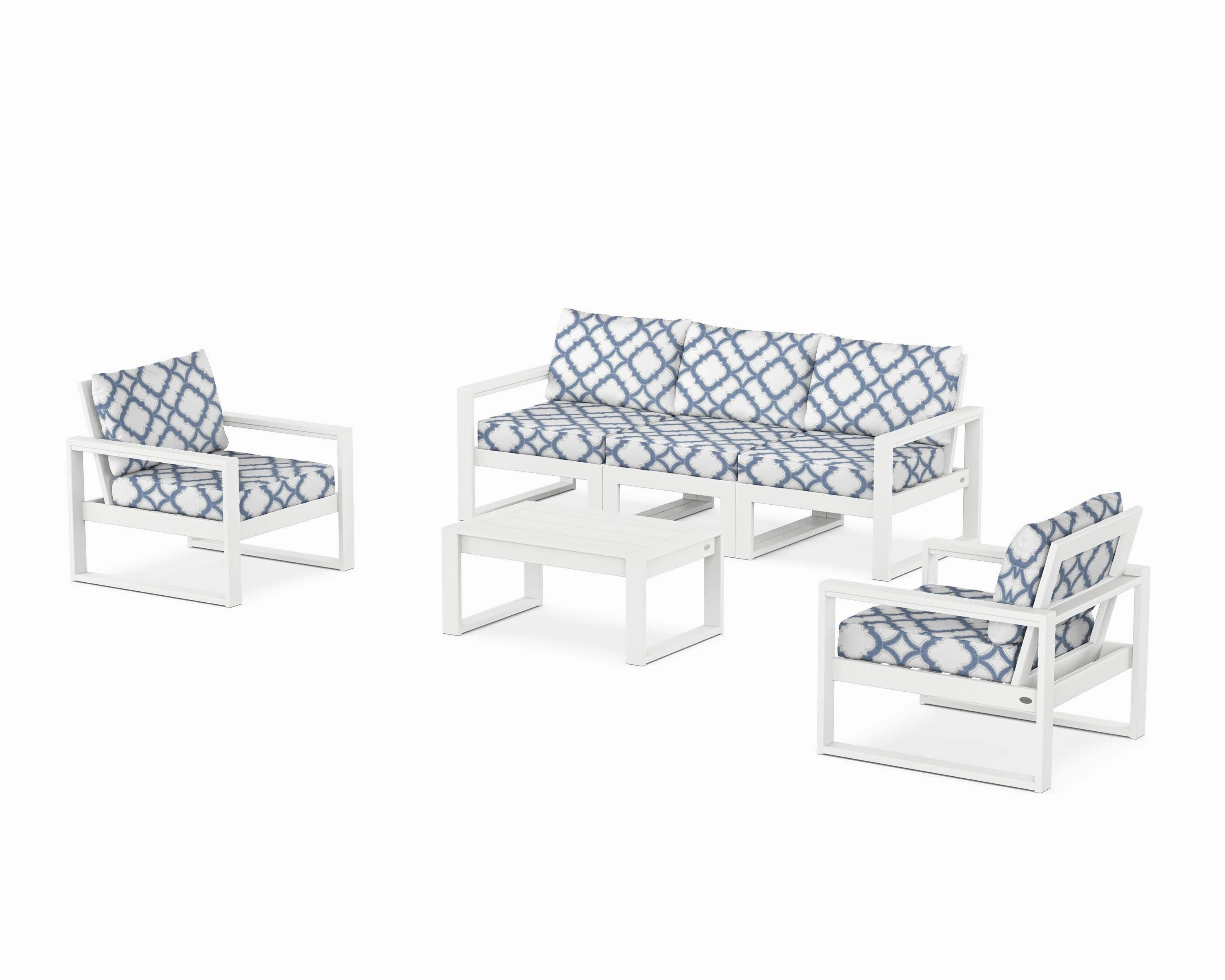 EDGE Sectional 4-Piece Deep Seating Set with Sofa