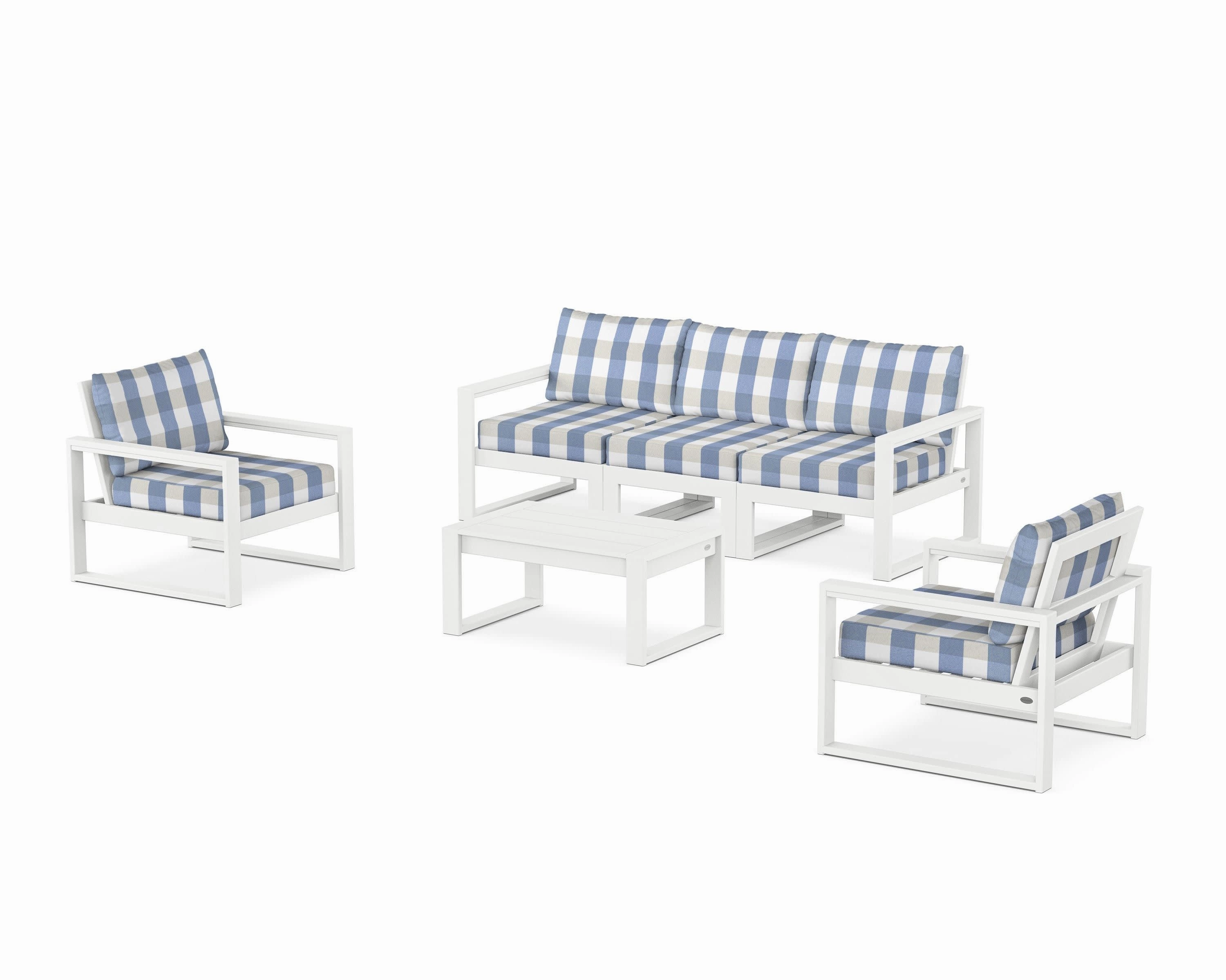 EDGE Sectional 4-Piece Deep Seating Set with Sofa