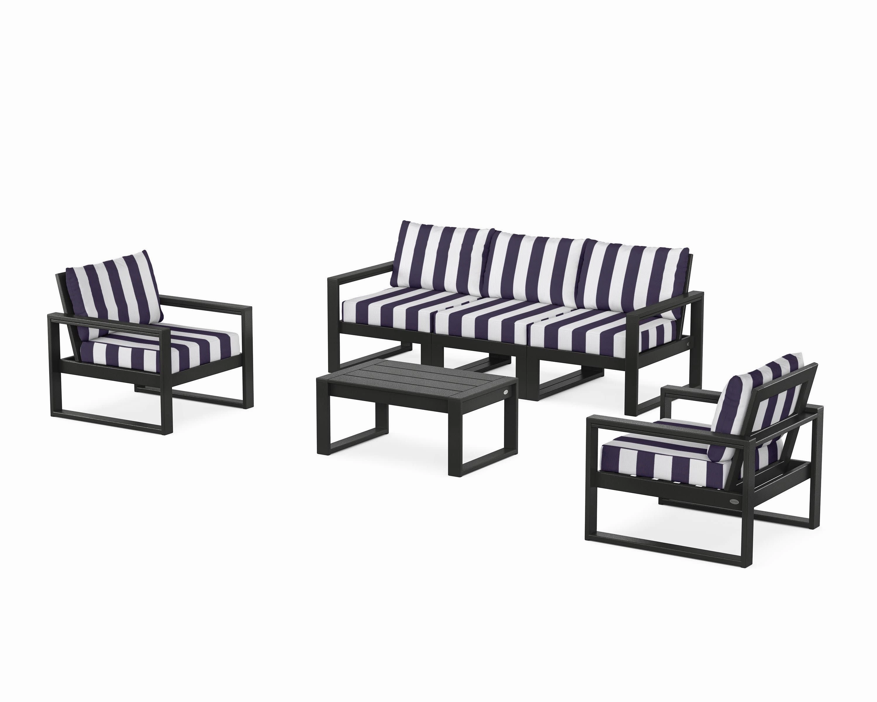 EDGE Sectional 4-Piece Deep Seating Set with Sofa