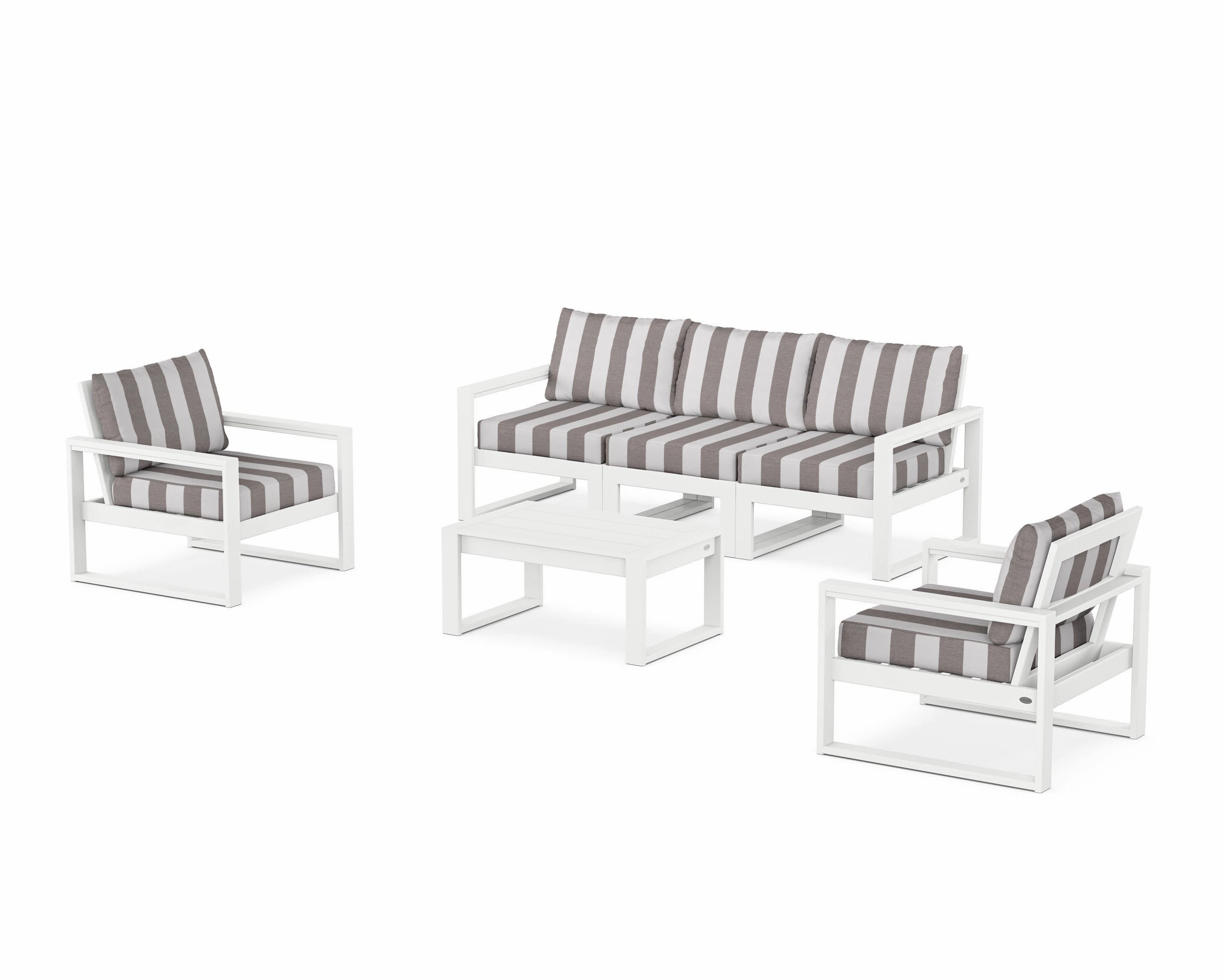 EDGE Sectional 4-Piece Deep Seating Set with Sofa