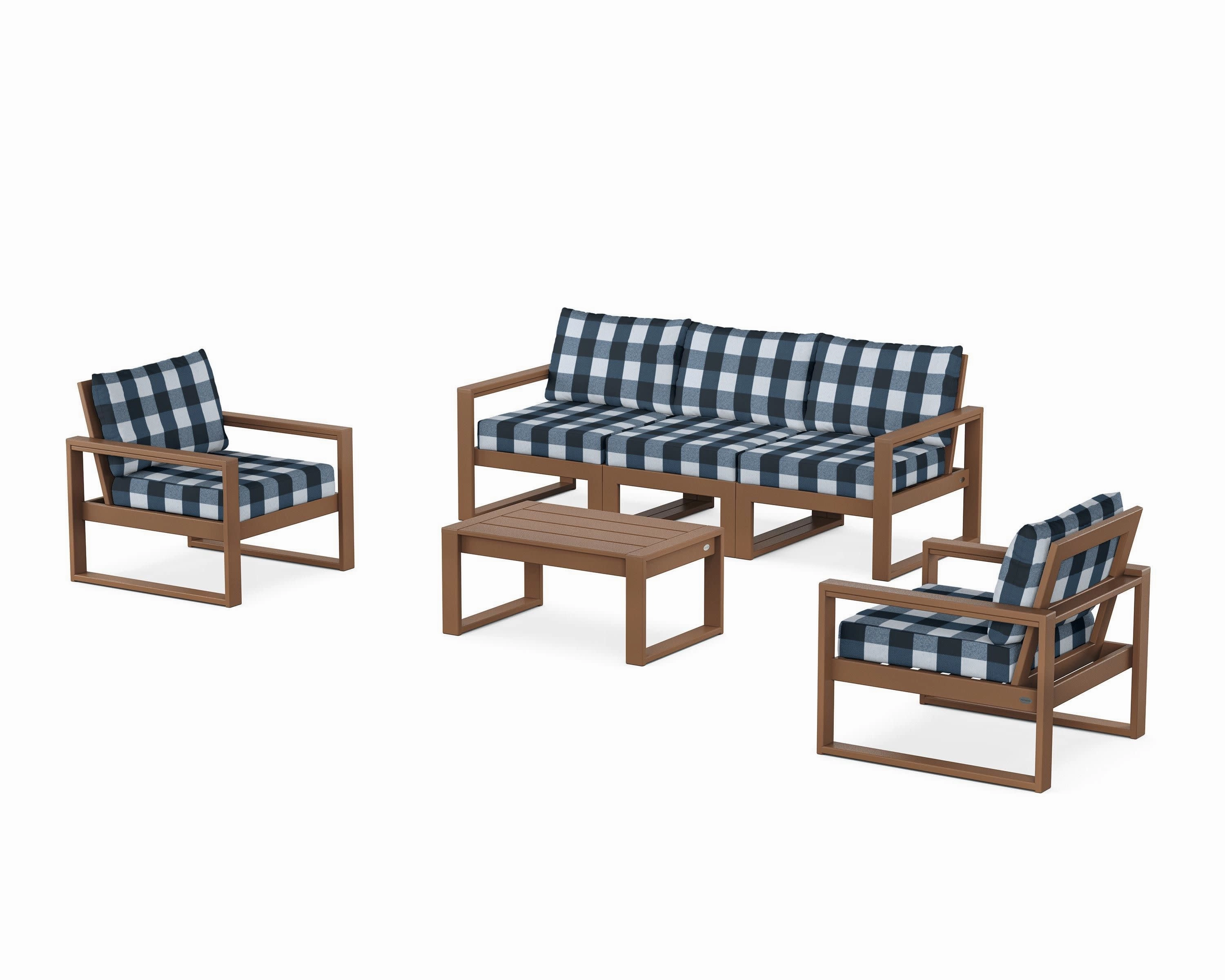 EDGE Sectional 4-Piece Deep Seating Set with Sofa