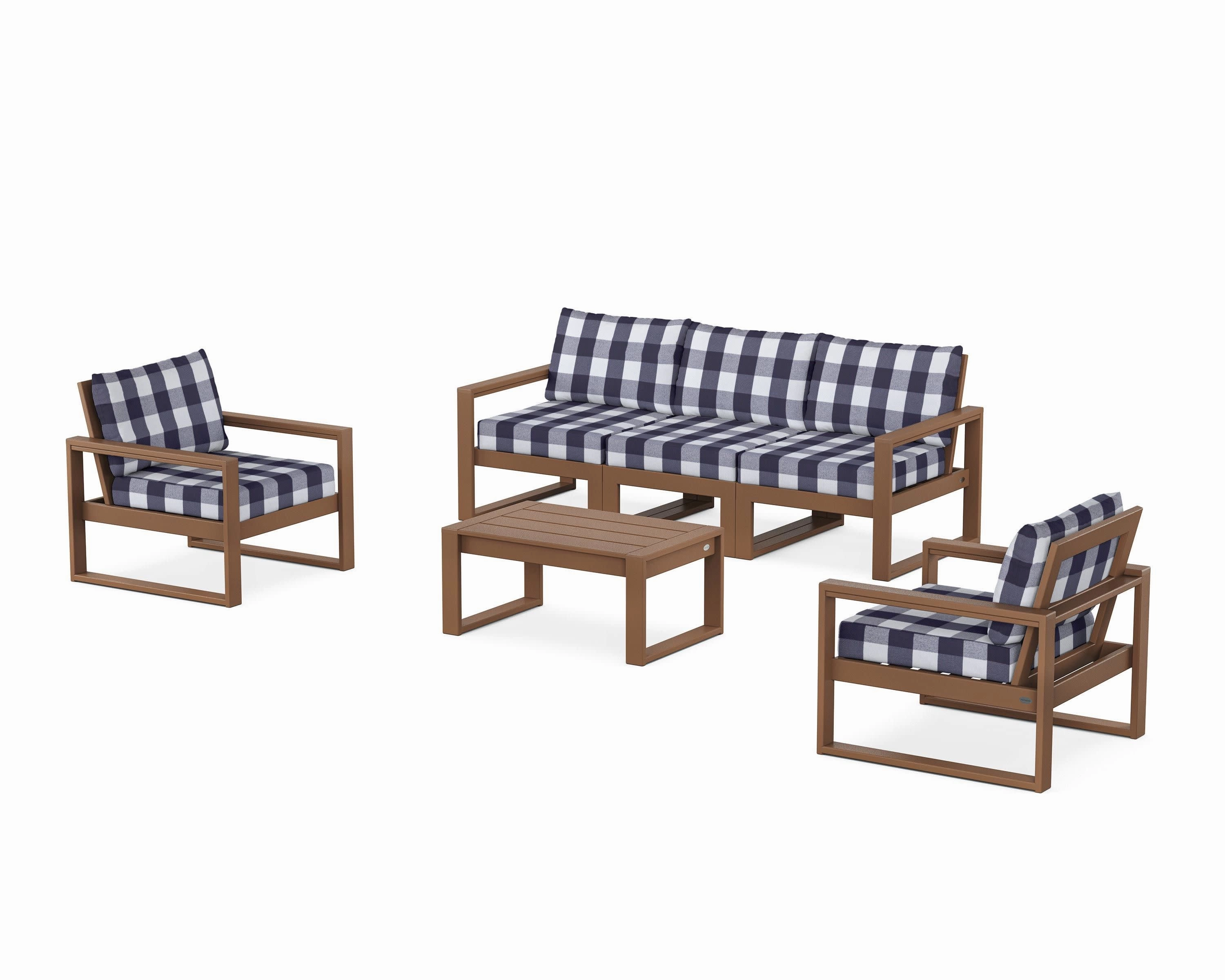 EDGE Sectional 4-Piece Deep Seating Set with Sofa