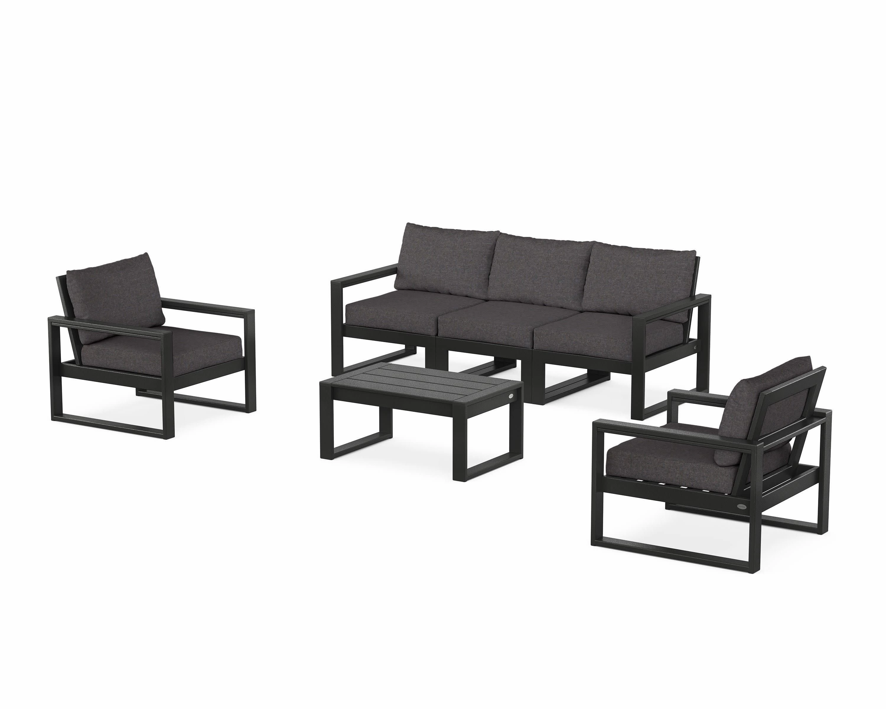 EDGE Sectional 4-Piece Deep Seating Set with Sofa