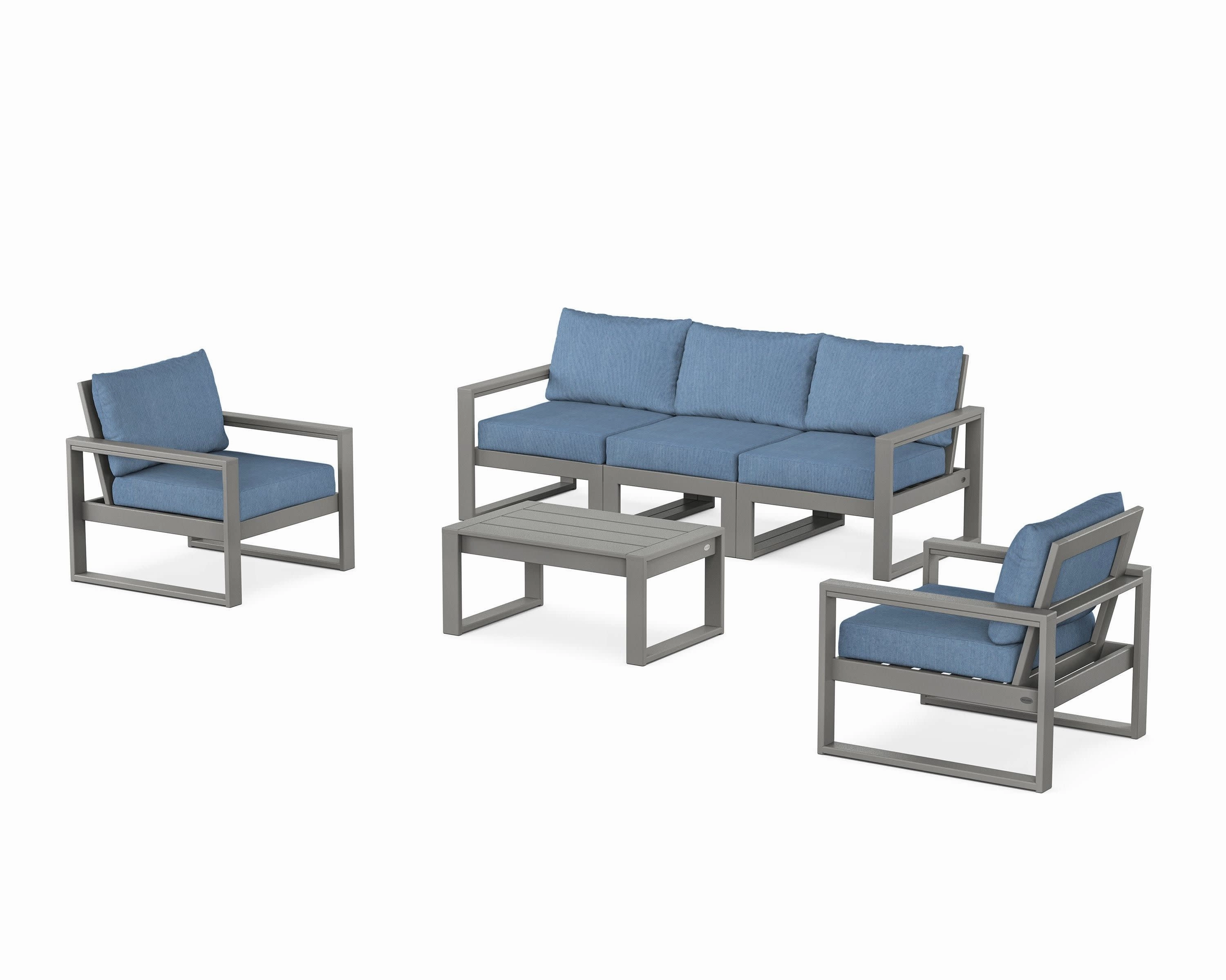 EDGE Sectional 4-Piece Deep Seating Set with Sofa