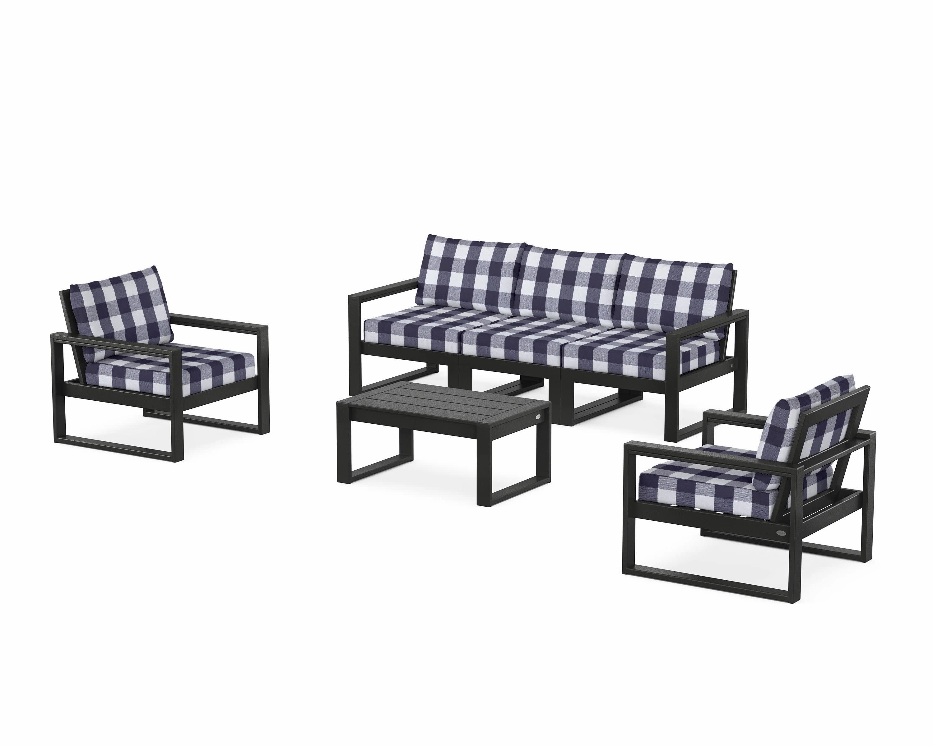 EDGE Sectional 4-Piece Deep Seating Set with Sofa