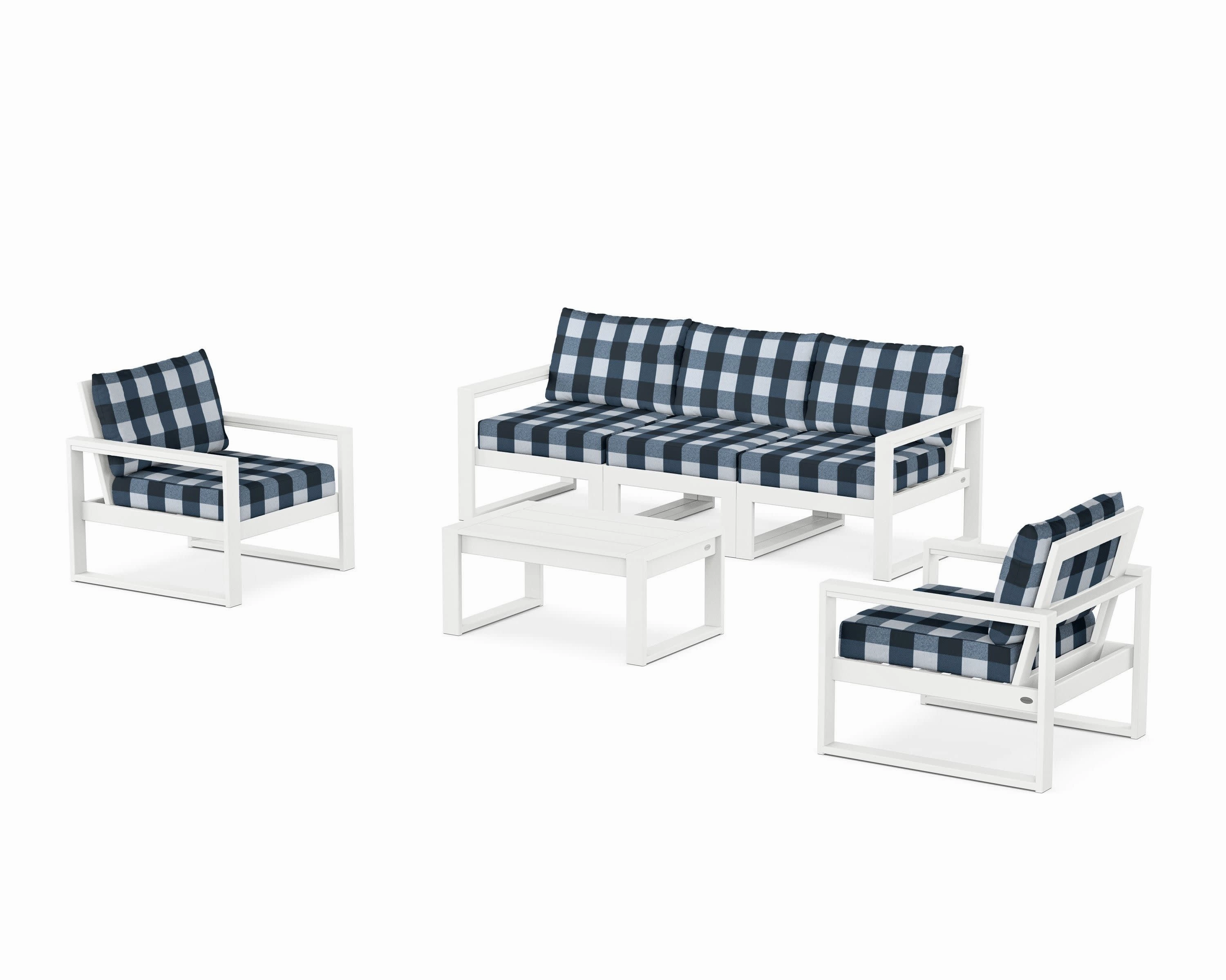 EDGE Sectional 4-Piece Deep Seating Set with Sofa