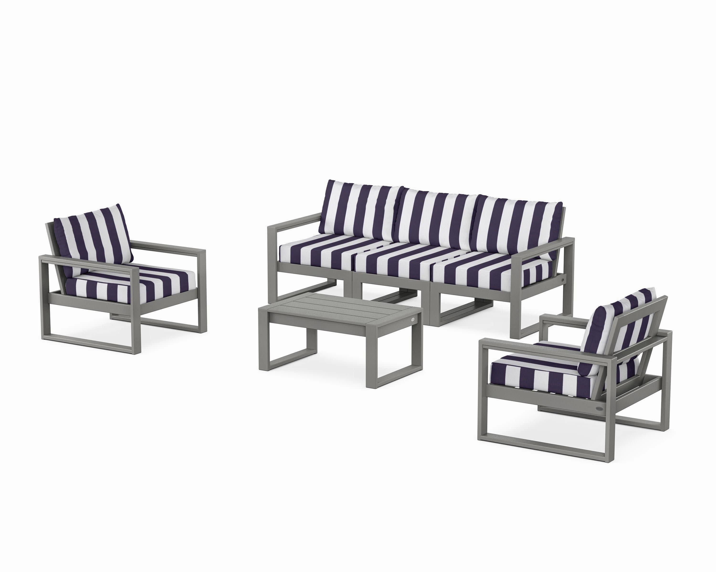 EDGE Sectional 4-Piece Deep Seating Set with Sofa