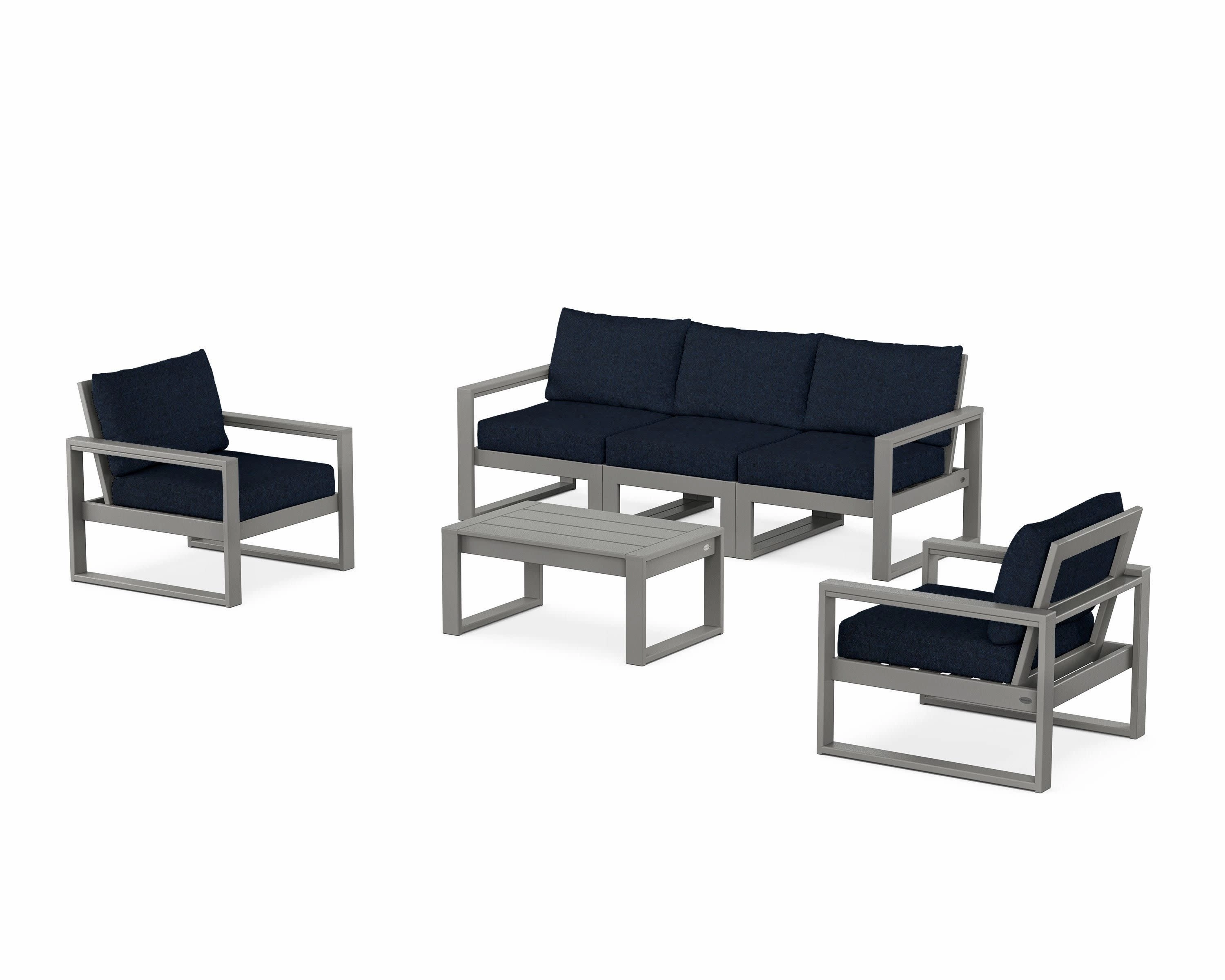 EDGE Sectional 4-Piece Deep Seating Set with Sofa