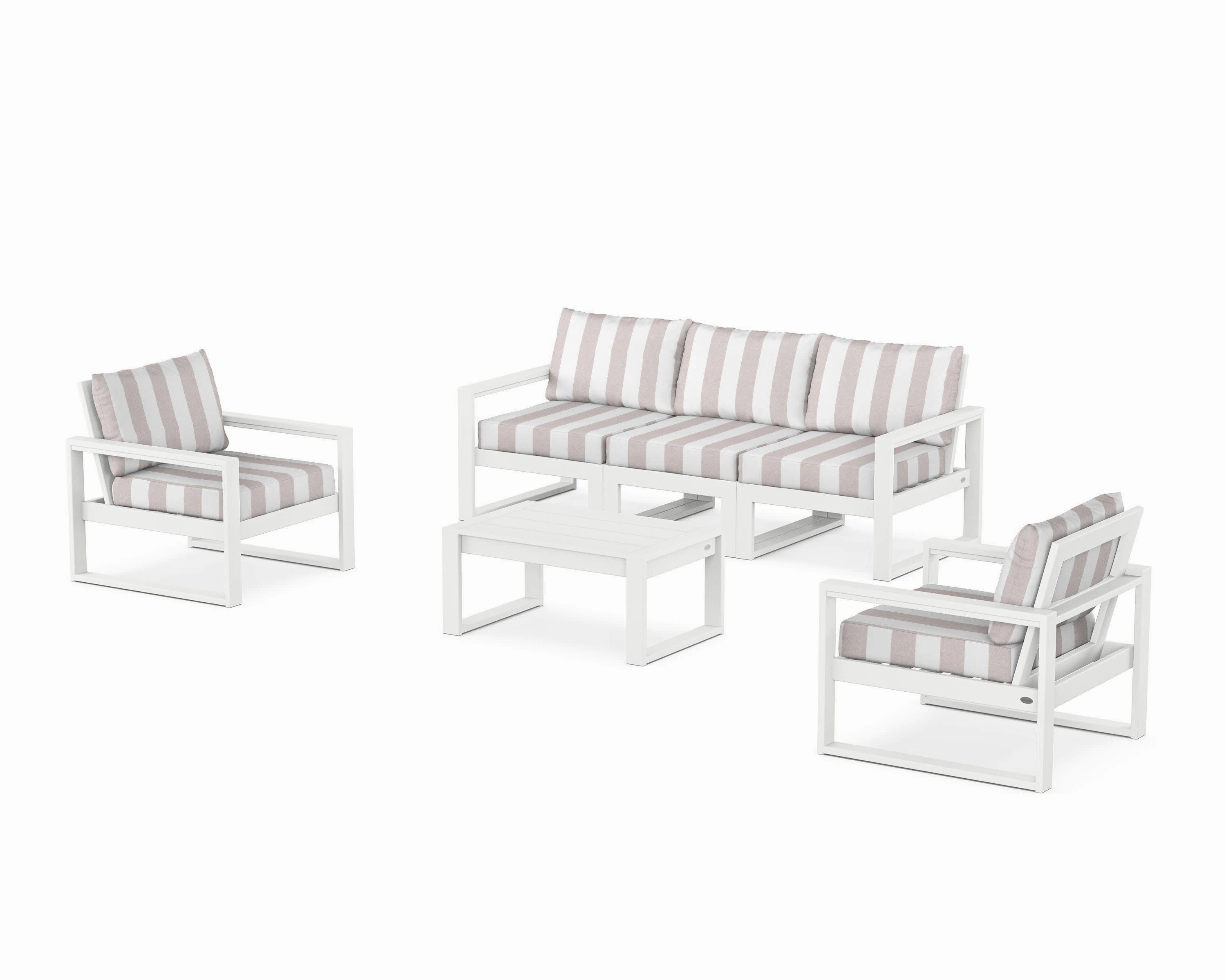 EDGE Sectional 4-Piece Deep Seating Set with Sofa