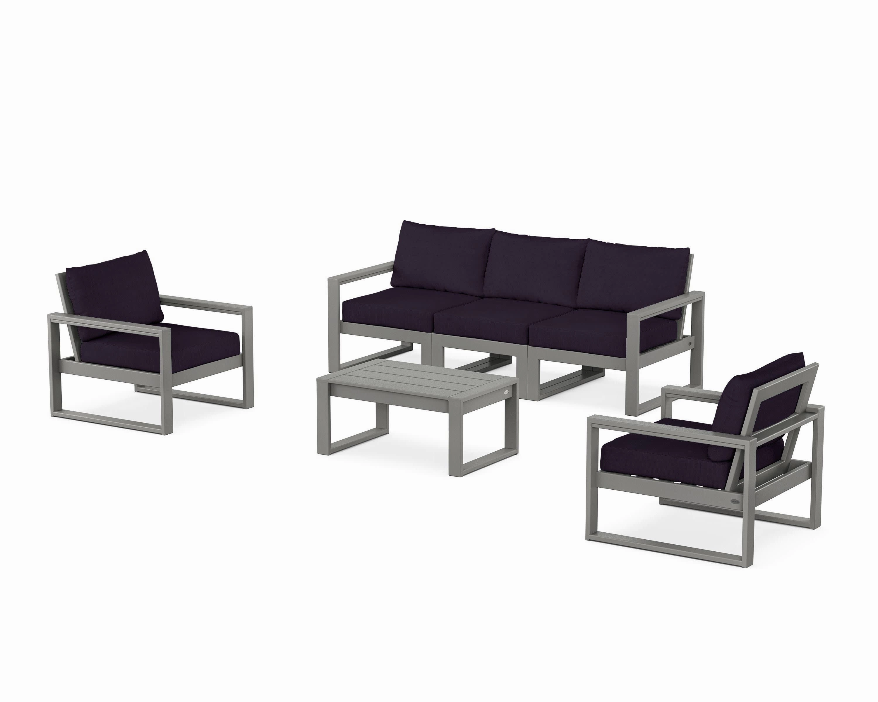 EDGE Sectional 4-Piece Deep Seating Set with Sofa