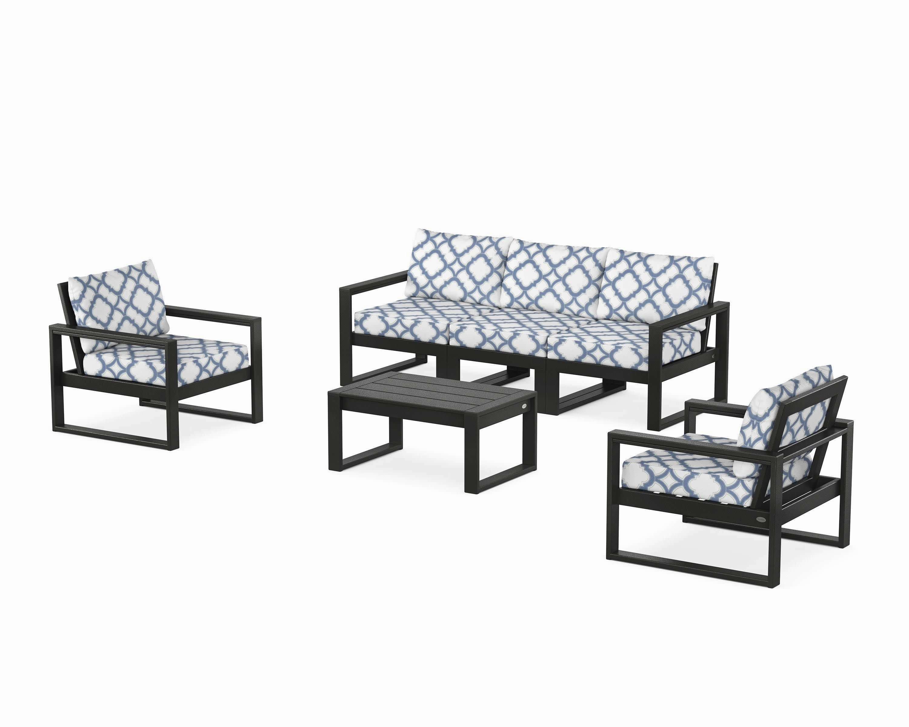 EDGE Sectional 4-Piece Deep Seating Set with Sofa