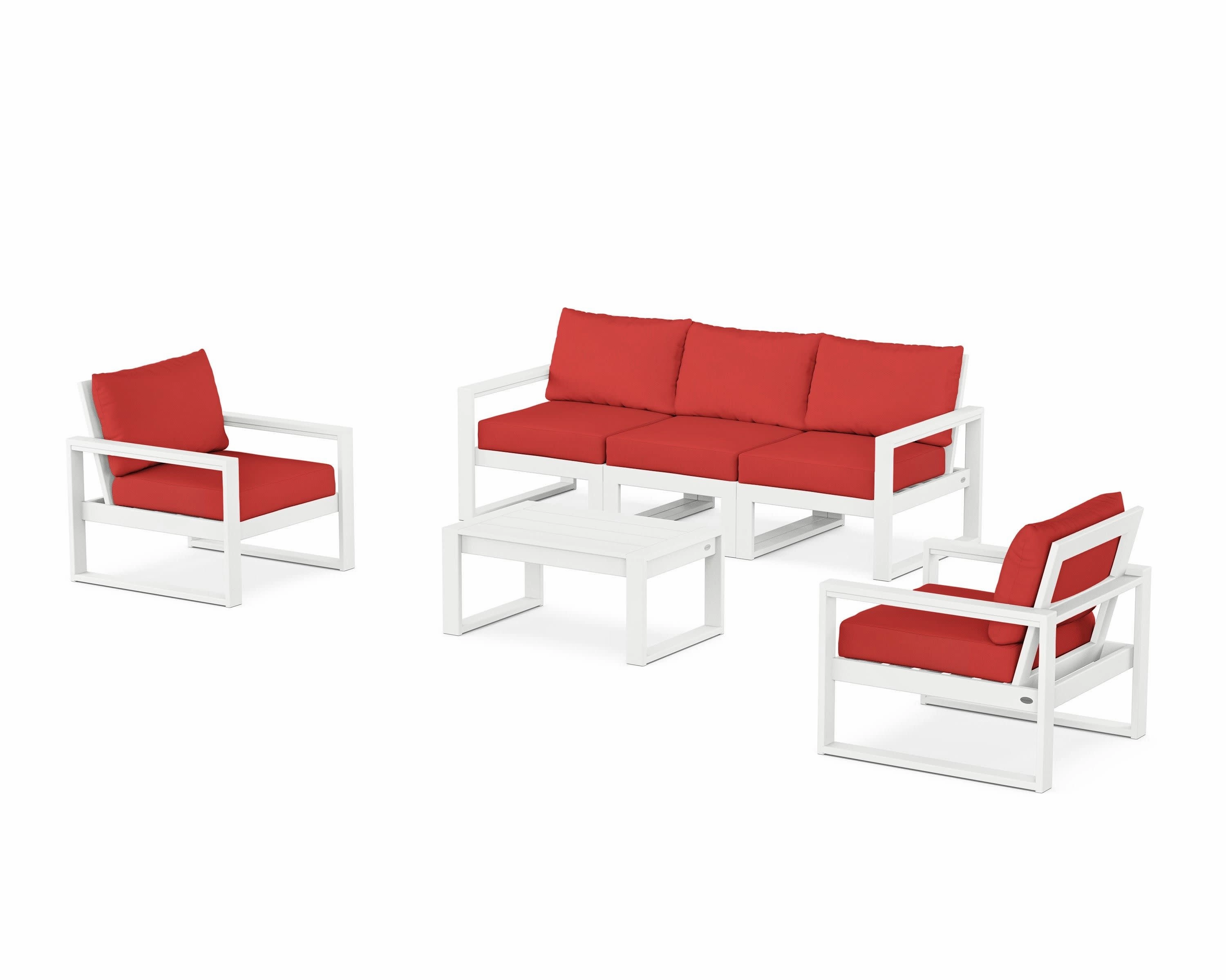 EDGE Sectional 4-Piece Deep Seating Set with Sofa